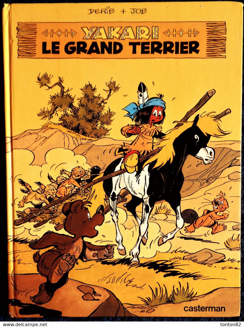 Derib + Job - YAKARI N° 10 - Le Grand Terrier - Casterman - (  E.O. 1984  ) . - Yakari