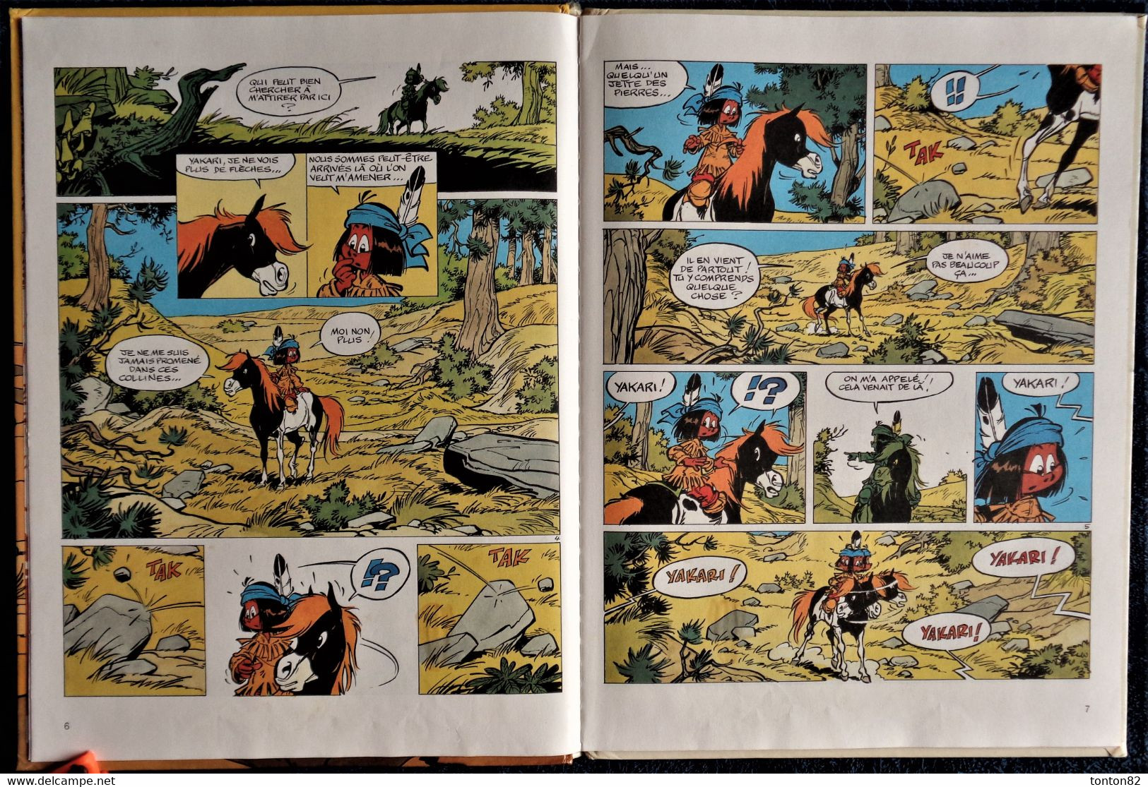 Derib + Job - YAKARI N° 10 - Le Grand Terrier - Casterman - (  E.O. 1984  ) . - Yakari