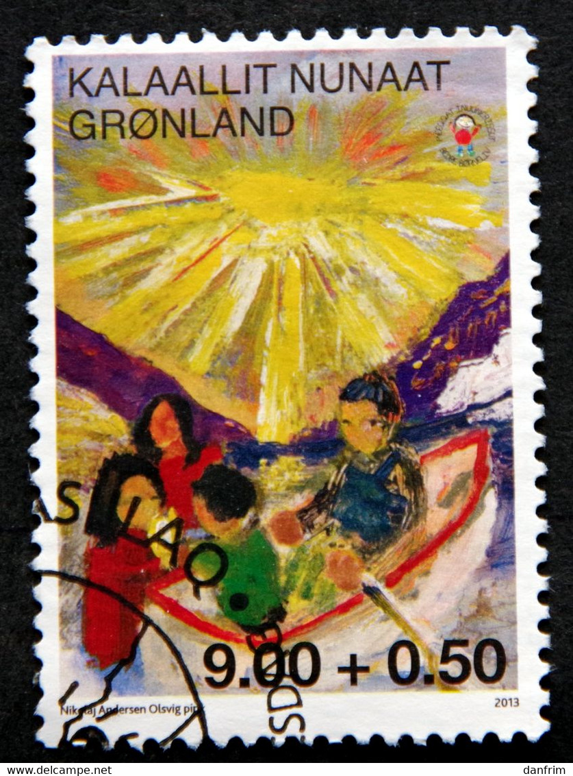 Greenland 2013  Help Children Minr.629  (lot D 2113 ) - Oblitérés