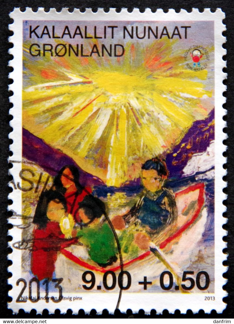 Greenland 2013  Help Children Minr.629  (lot D 2142 ) - Used Stamps