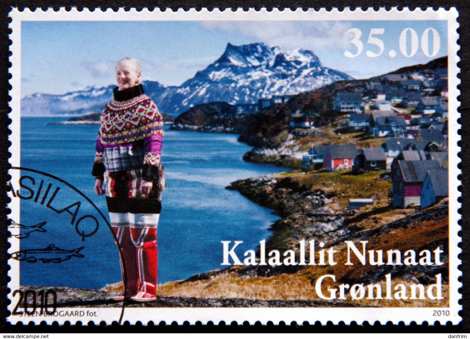 GREENLAND 2010  Queen Margarethe 70th Birthday   Minr.563 (O)   (lot G 2125) - Used Stamps