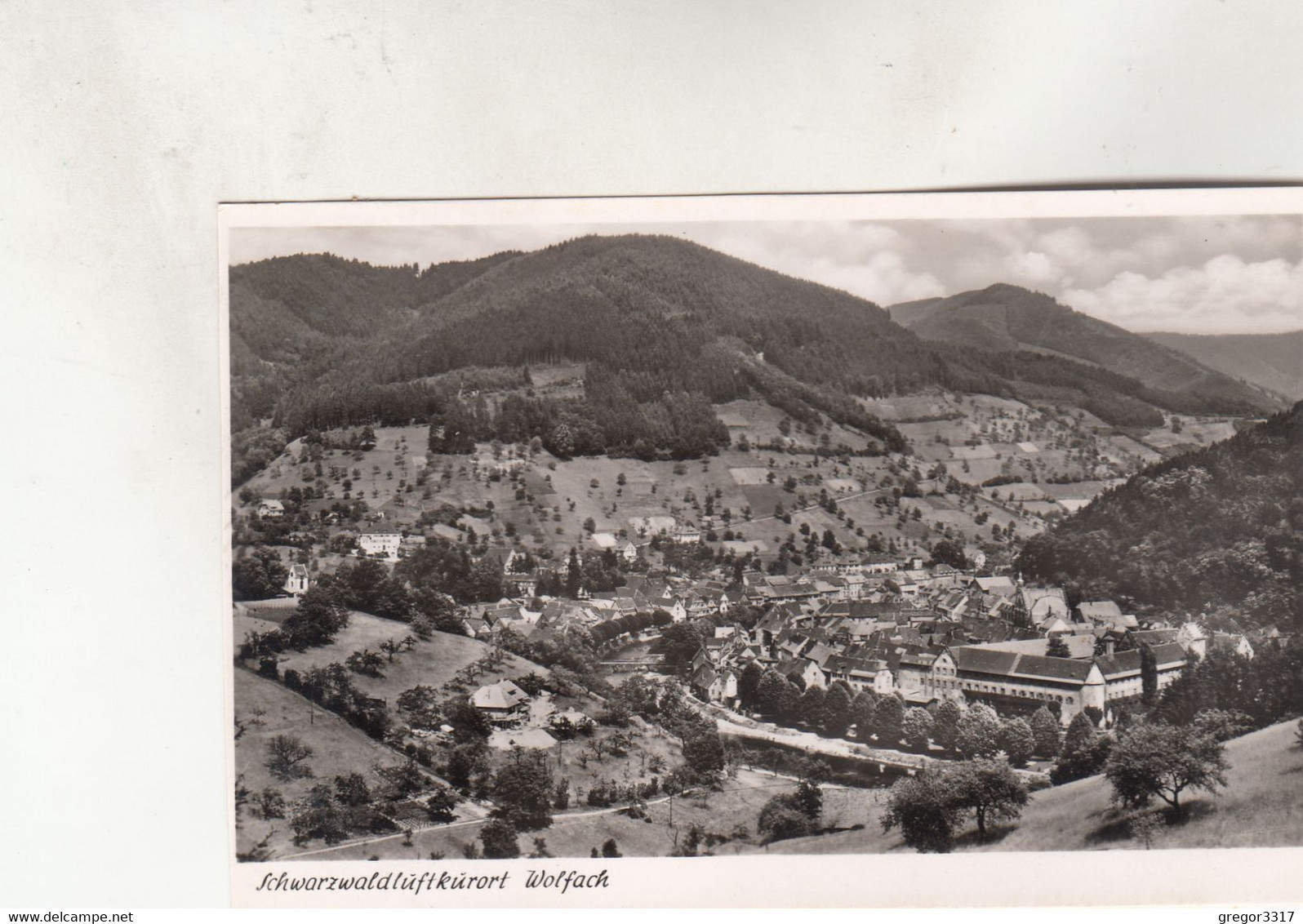 B6045) Schwarzwaldluftkurort WOLFACH - Schöne Alte S/W Ansicht 1957 - Wolfach