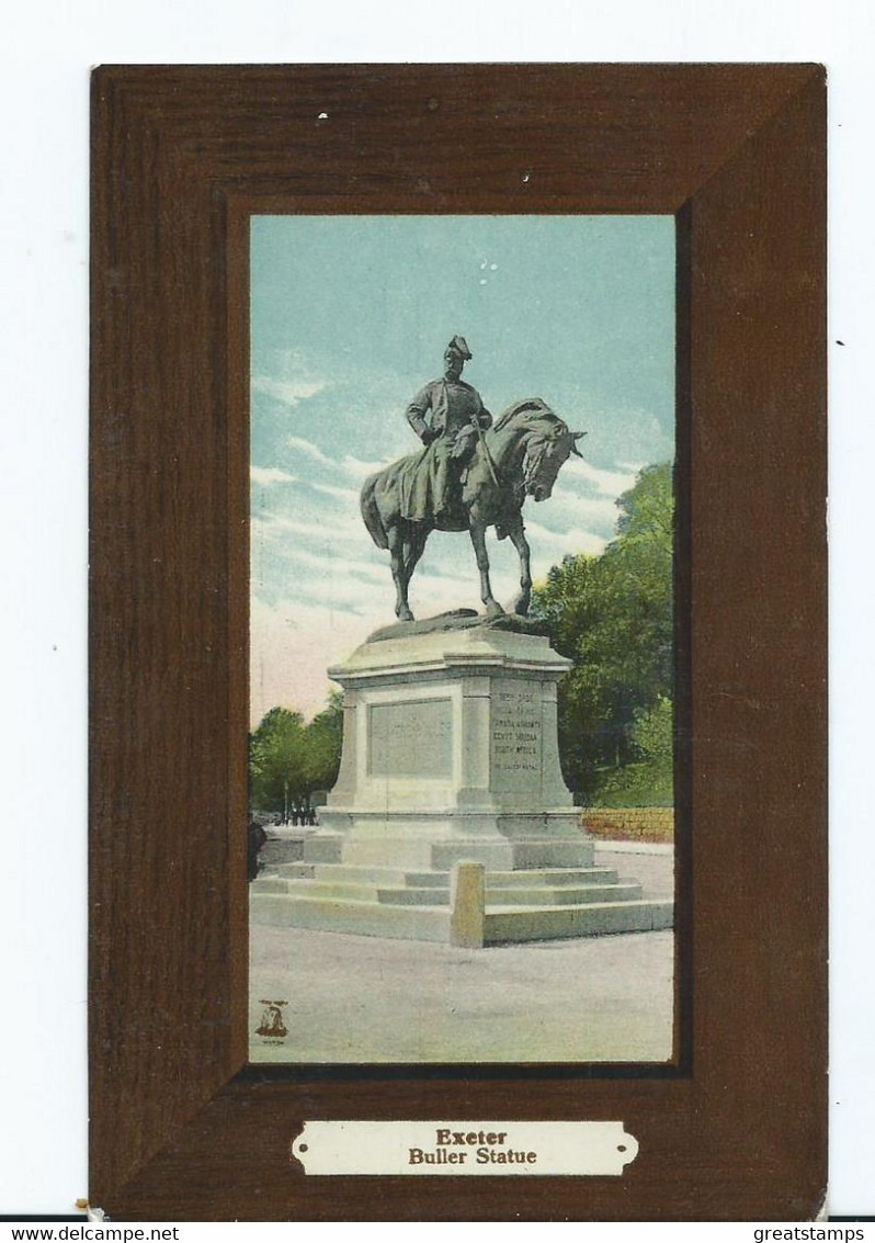 Postcard  Devon Exeter Buller Statue Posted 1915 Brandis Corner Cds Milton Series - Exeter