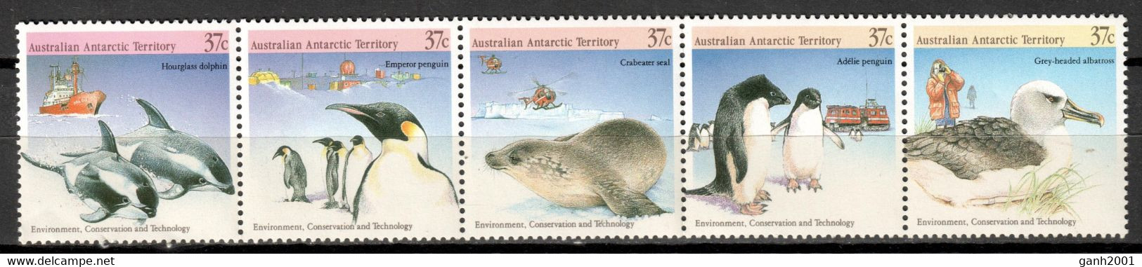 Australian Antarctic Territory 1988 Antártida / Mammals Birds Penguins MNH Vögel Säugetiere Aves Mamíferos / Hr89 41-18 - Other & Unclassified