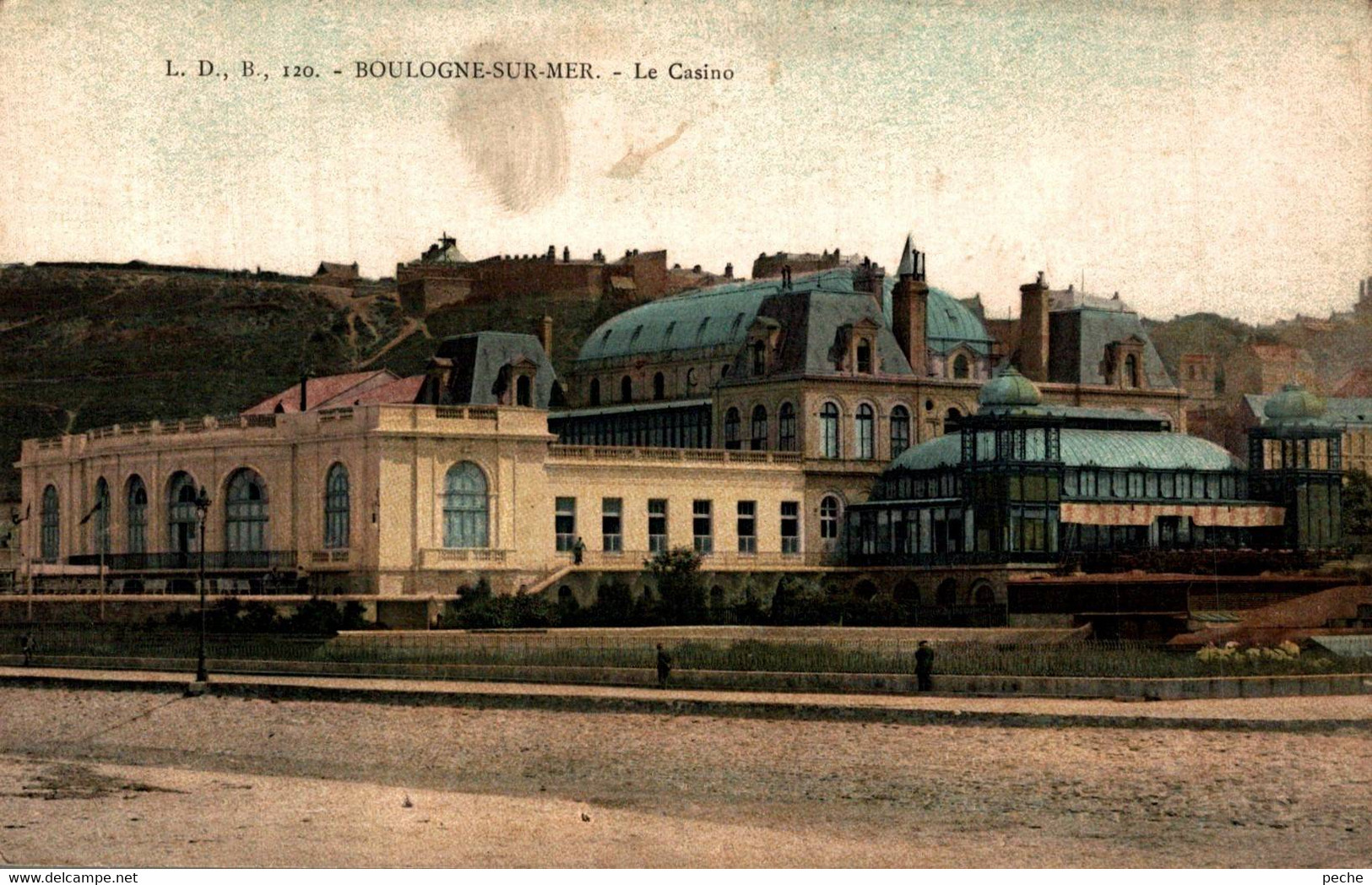 N°95392 -cpa Boulogne Sur Mer -le Casino- - Casino'