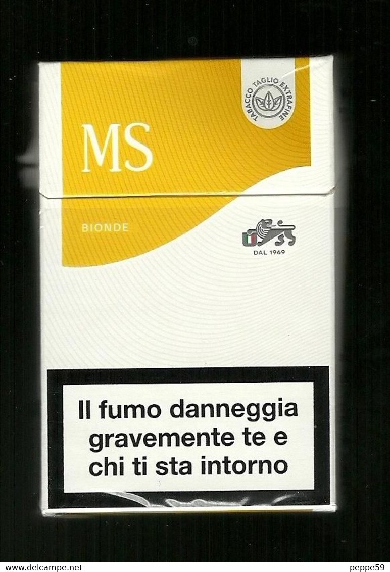 Tabacco Pacchetto Di Sigarette Italia - MS 1 Bionde 1969 Da 20 Pezzi - T.1 (Vuoto) - Etuis à Cigarettes Vides