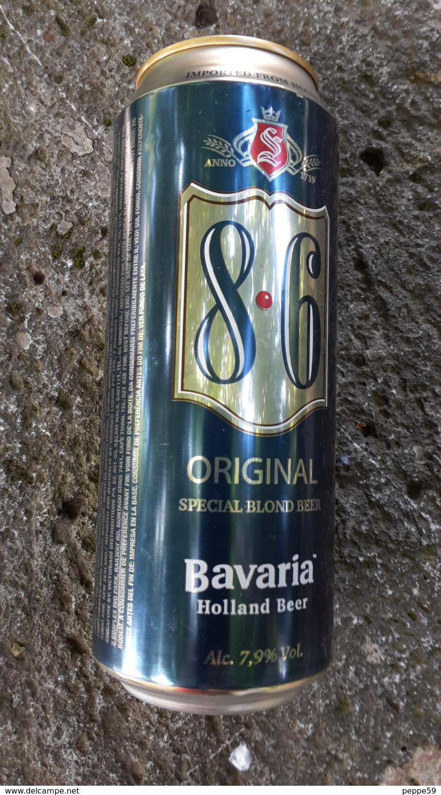 Lattina Italia - Birra 8.6  Bavaria - 50 Cl. ( Vuota ) - Dosen
