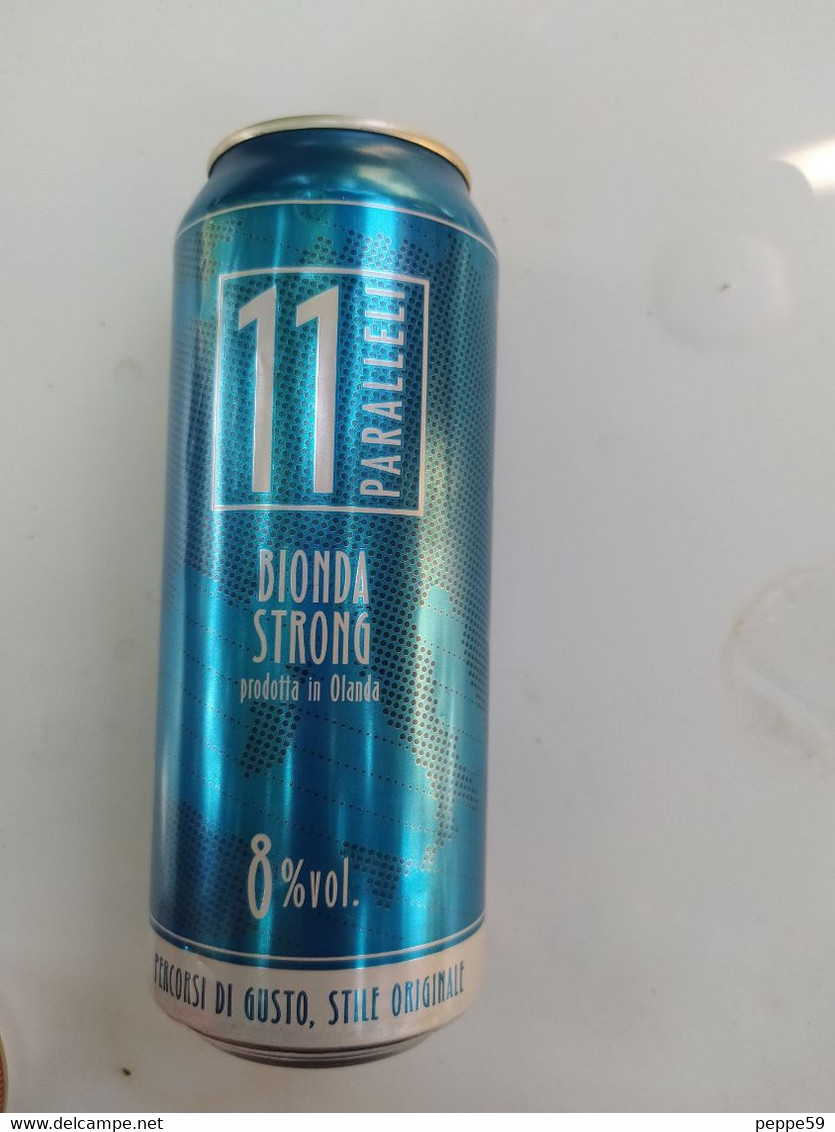 Lattina Italia - Birra 11 Paralleli Bionda - 50 Cl.  ( Vuota ) - Dosen