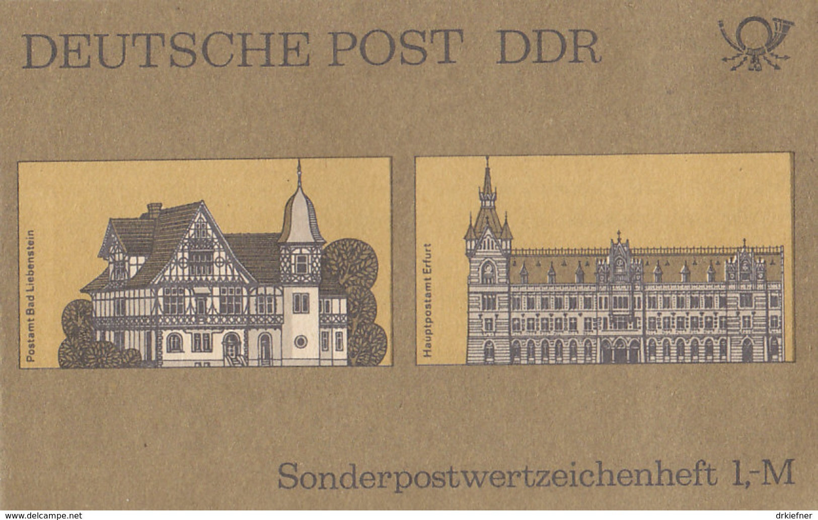 DDR  Markenheftchen SMHD 21 B, Postfrisch **, Mit 10x 3015, Postämter 1985 - Cuadernillos