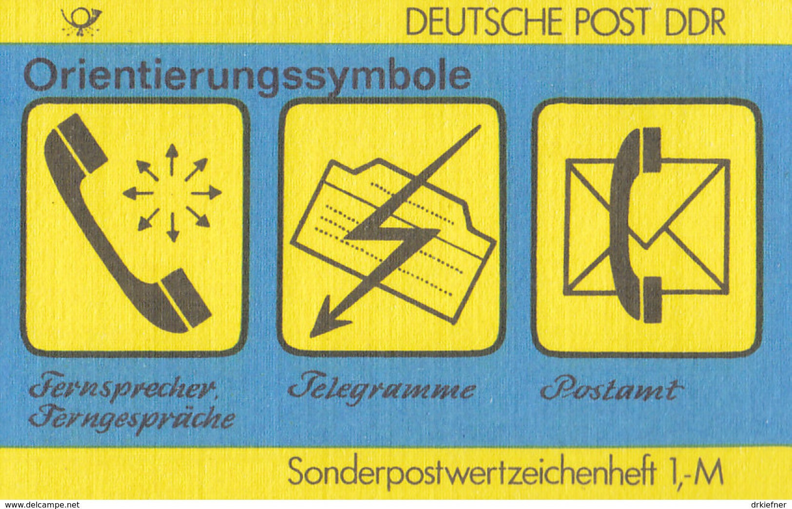 DDR  Markenheftchen SMHD 32, Postfrisch **, Mit 10x 3156, Orientierungssymbole 1987 - Cuadernillos