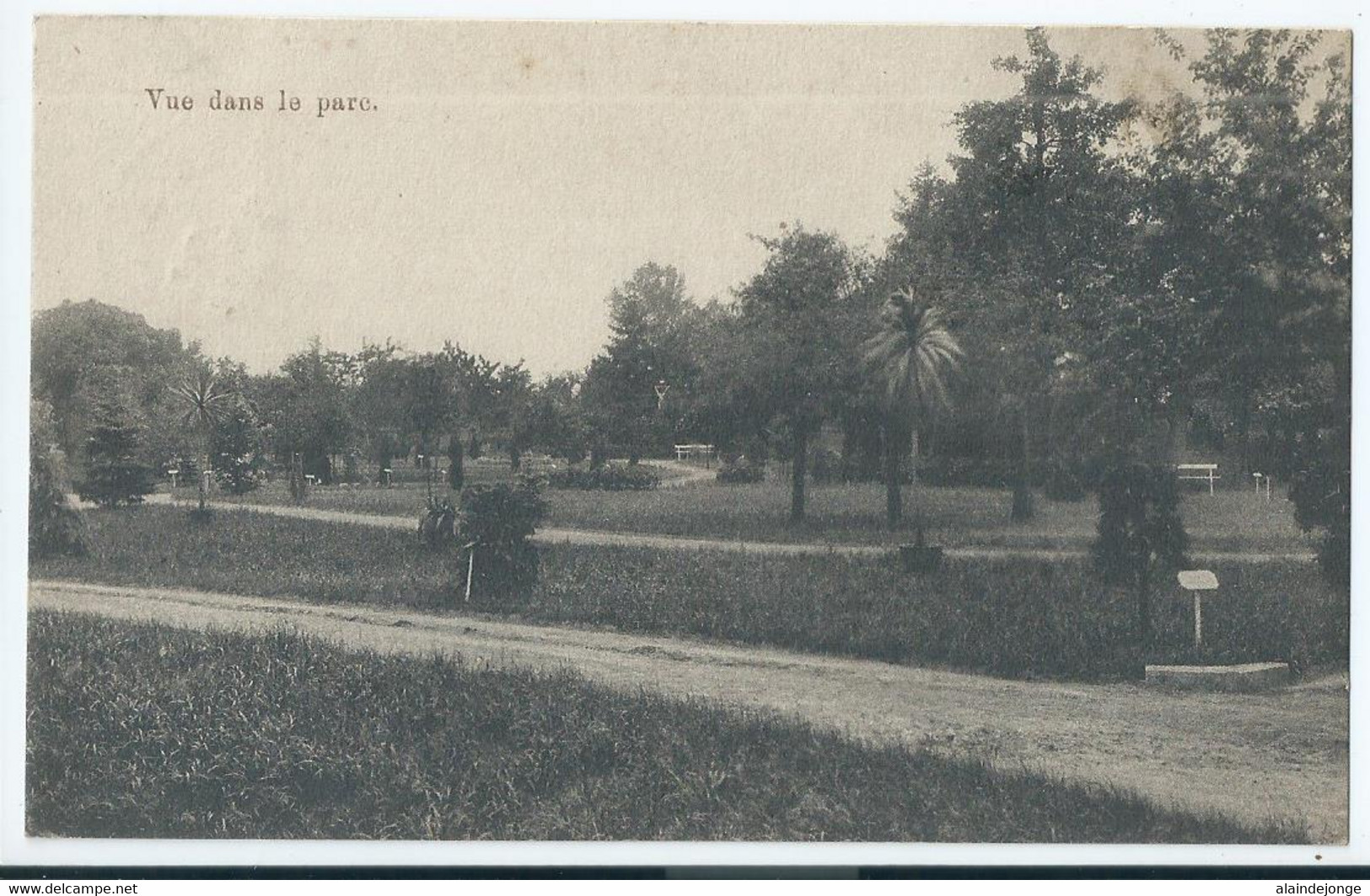 Wavre-Notre-Dame - Onze-Lieve-Vrouw-Waver - Institut Des Ursulines - Vue Dans Le Parc - 1924 - Sint-Katelijne-Waver