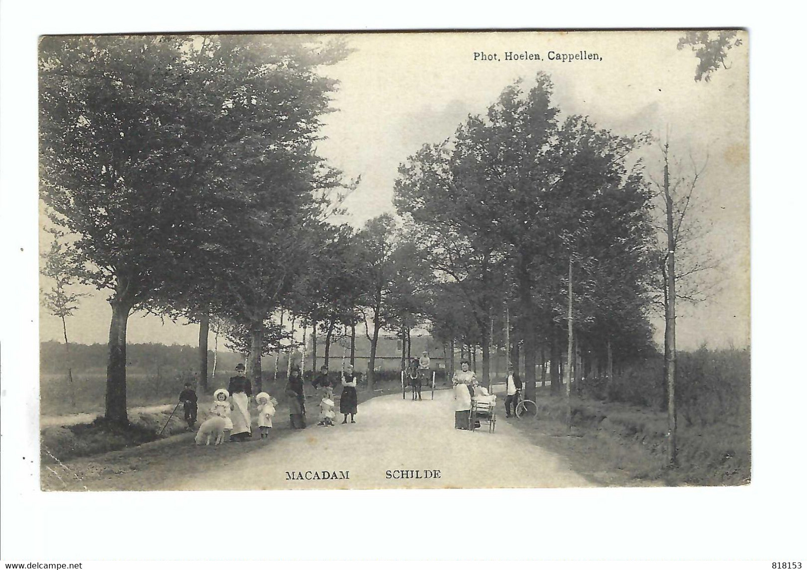 Schilde  MACADAM   SCHILDE 1907  Phot. Hoelen, Cappellen - Schilde