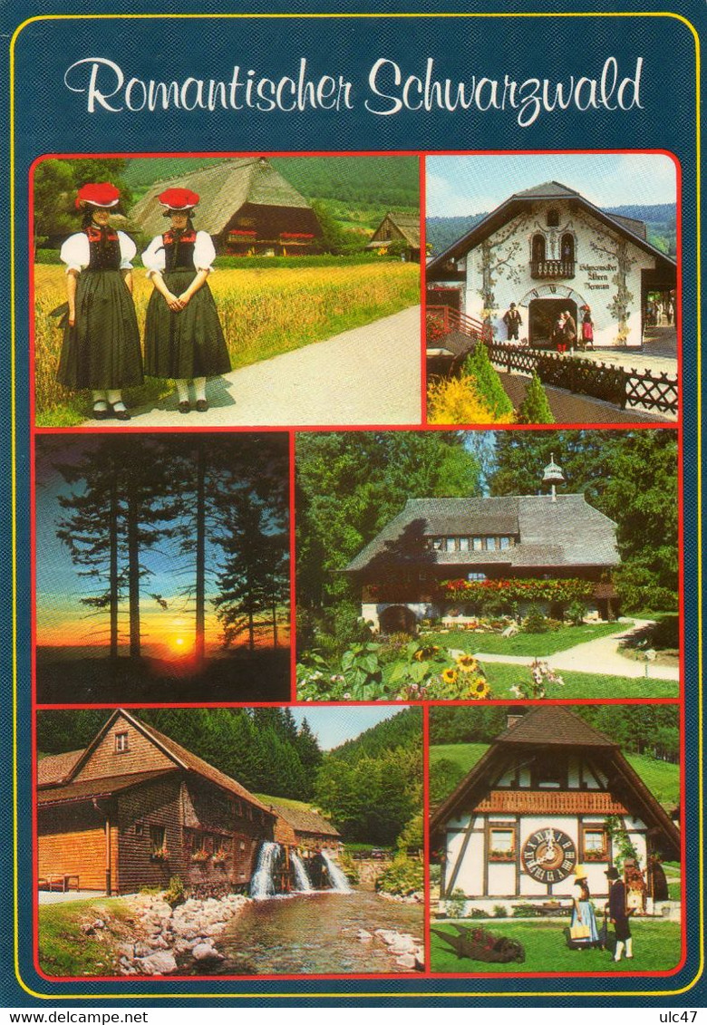 - ROMANTISCHER SCHWARZWALD - Scan Verso - - Gutach (Schwarzwaldbahn)