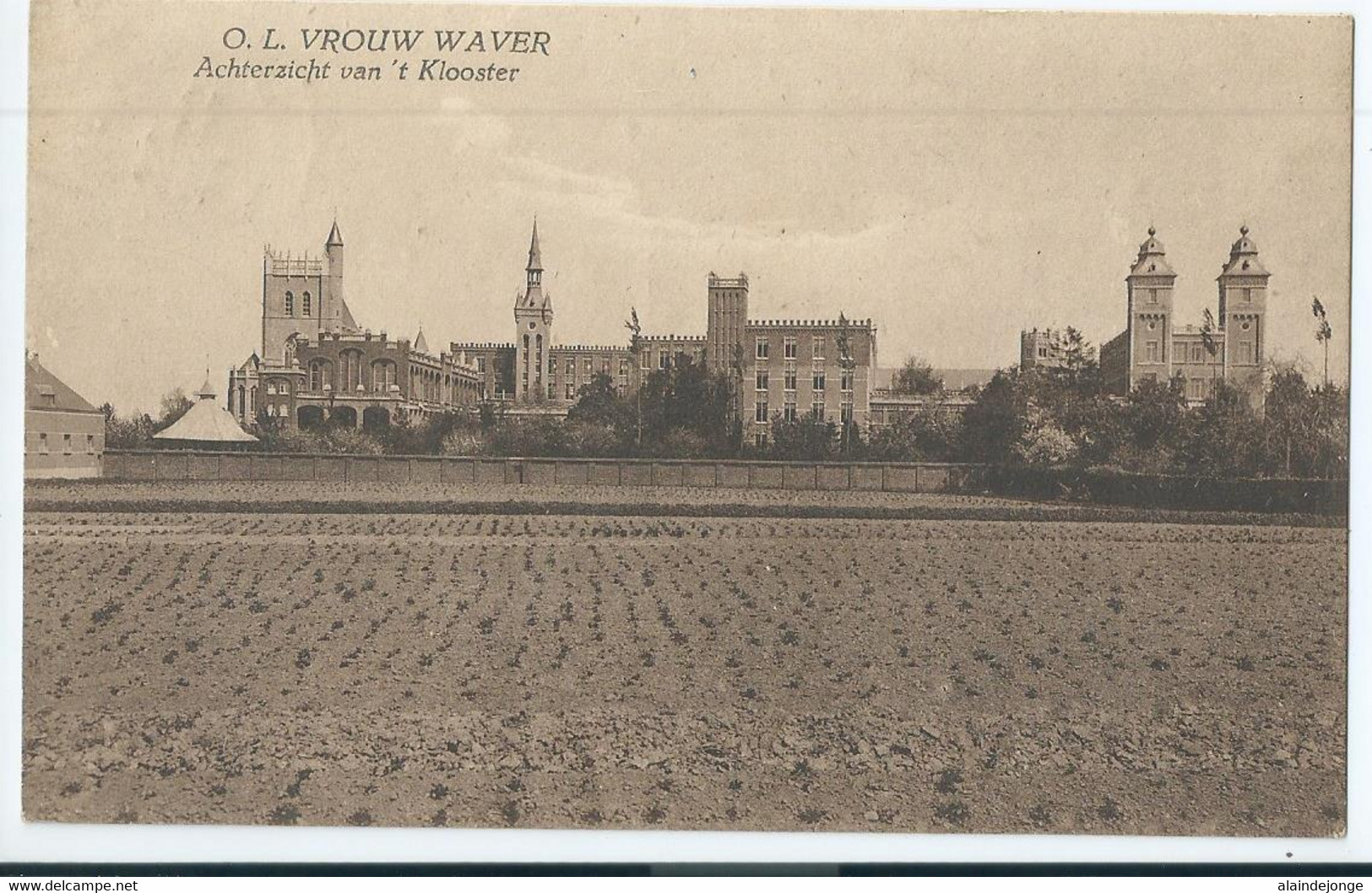 Wavre-Notre-Dame - Onze-Lieve-Vrouw-Waver - Institut Des Ursulines - Achterzicht Van 't Klooster - 1924 - Sint-Katelijne-Waver