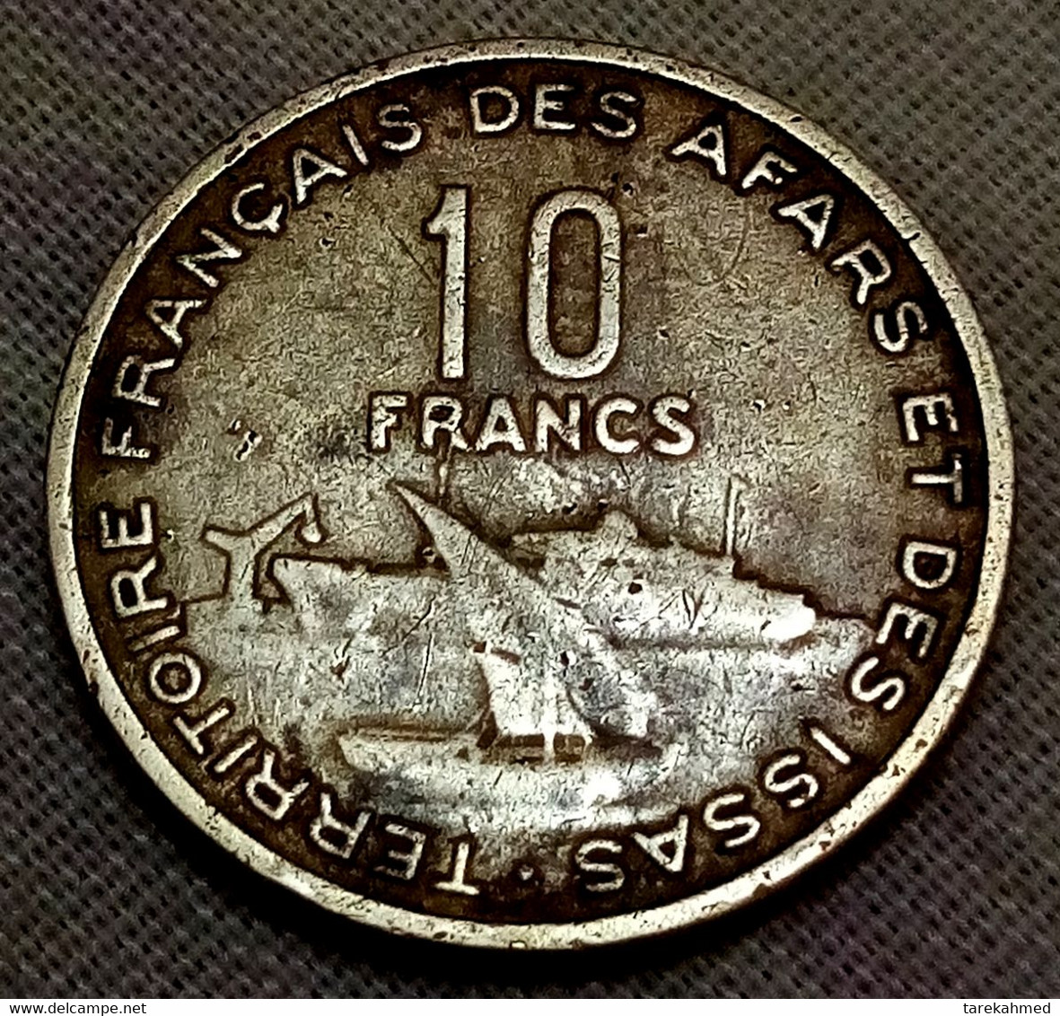 Territoire Français Des Afars Et Des Issas , Djibouti .10 Francs ,1975 , Agouz - Djibouti