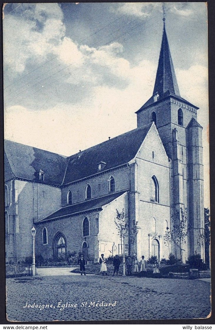 +++ CPA - JODOIGNE - Eglise St Médard - Animée  // - Jodoigne