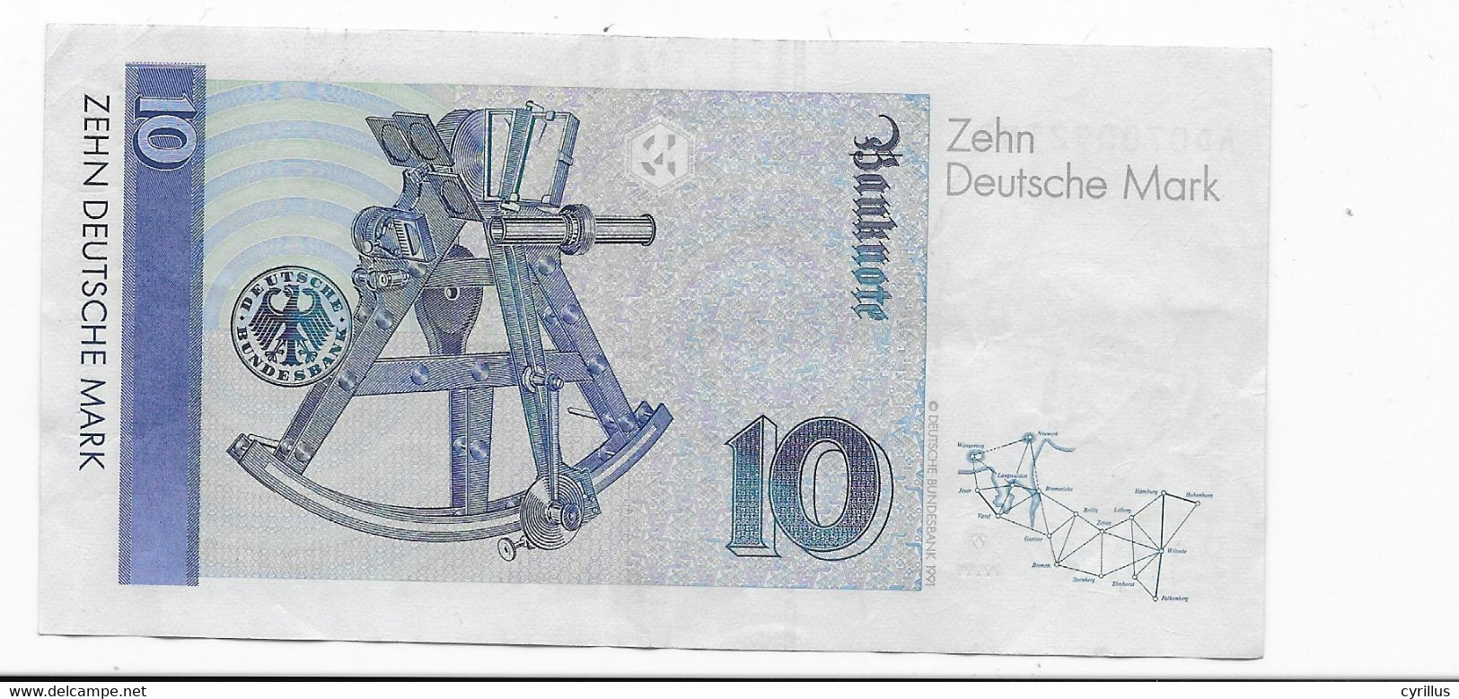 BILLET DE 10 MARK - 2 Januar 1989 - 10 DM