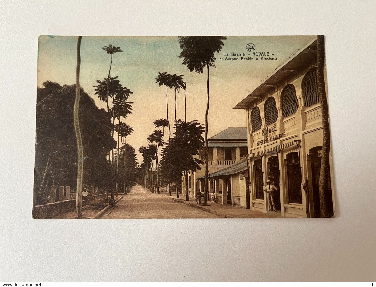 Kinshasa  La Librairie Royale Et Avenue Renkin   Edit Papeterie Et Librairie Léopoldville - Kinshasa - Leopoldville (Leopoldstadt)