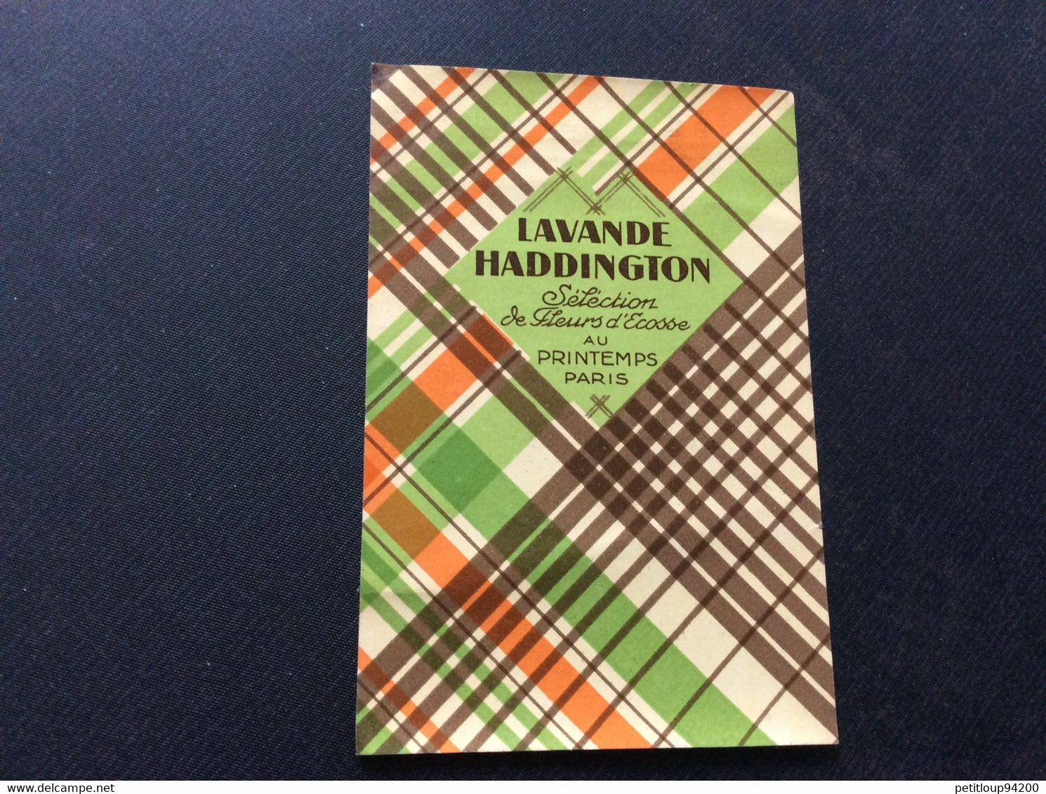 ETIQUETTE DE PARFUM  Lavande Haddingtonn AU PRINTEMPS  Paris - Etiketten