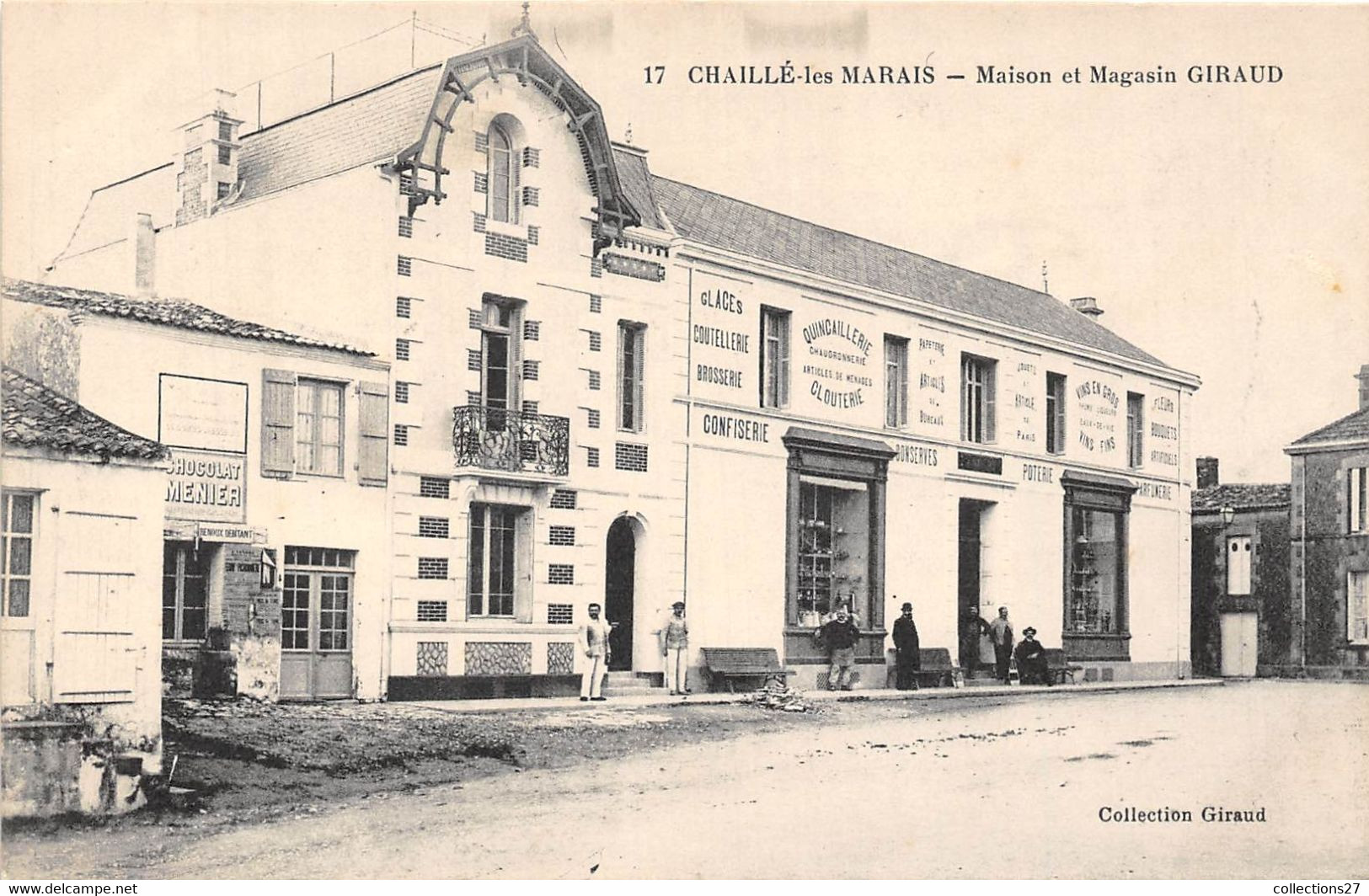 85-CHAILLE-LES-MARAIS- MAISON ET MAGASIN GIRAUD - Chaille Les Marais