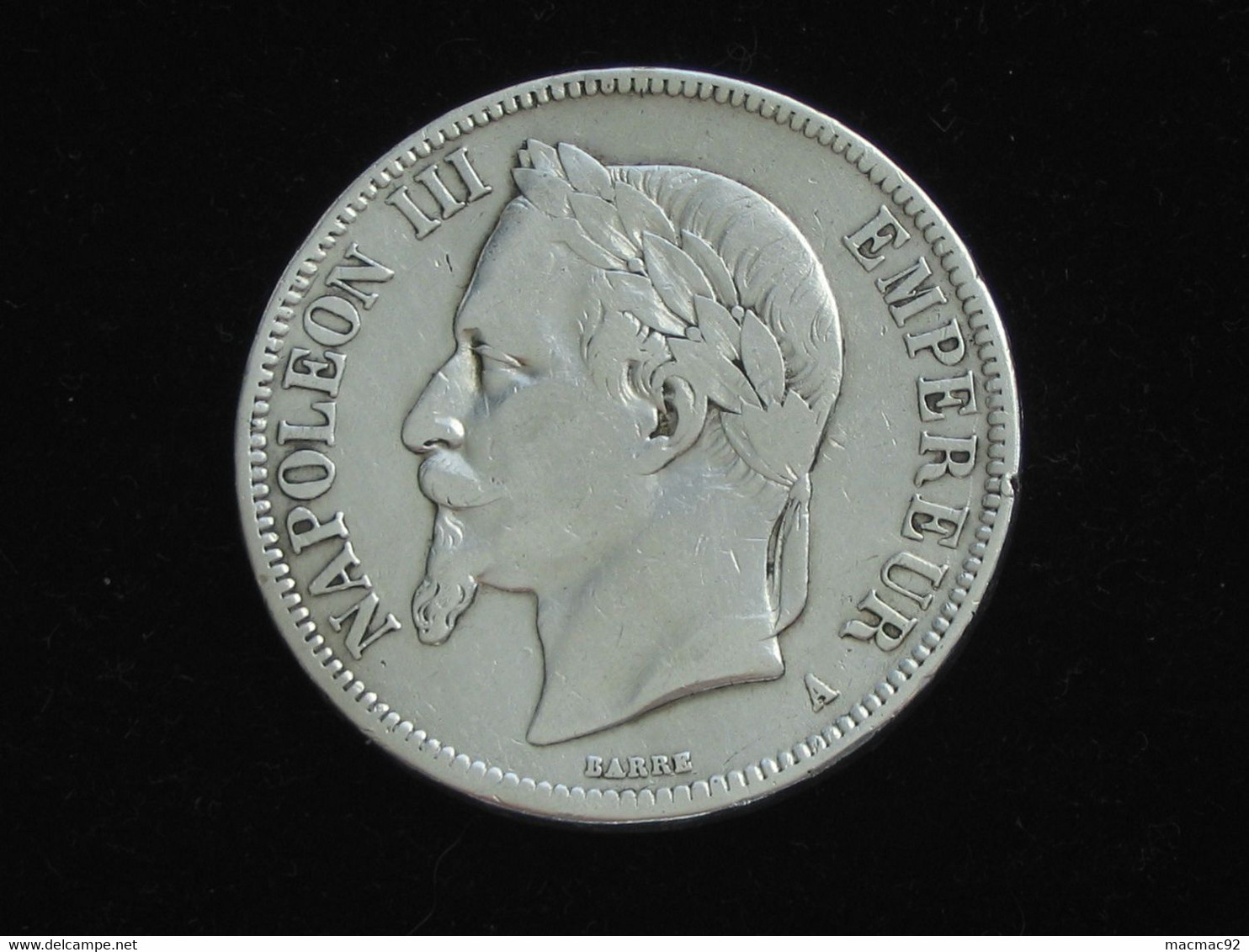 5 Francs Napoléon III Tête Laurée - 1867 A  ( Paris ) **** EN ACHAT IMMEDIAT  **** - 5 Francs