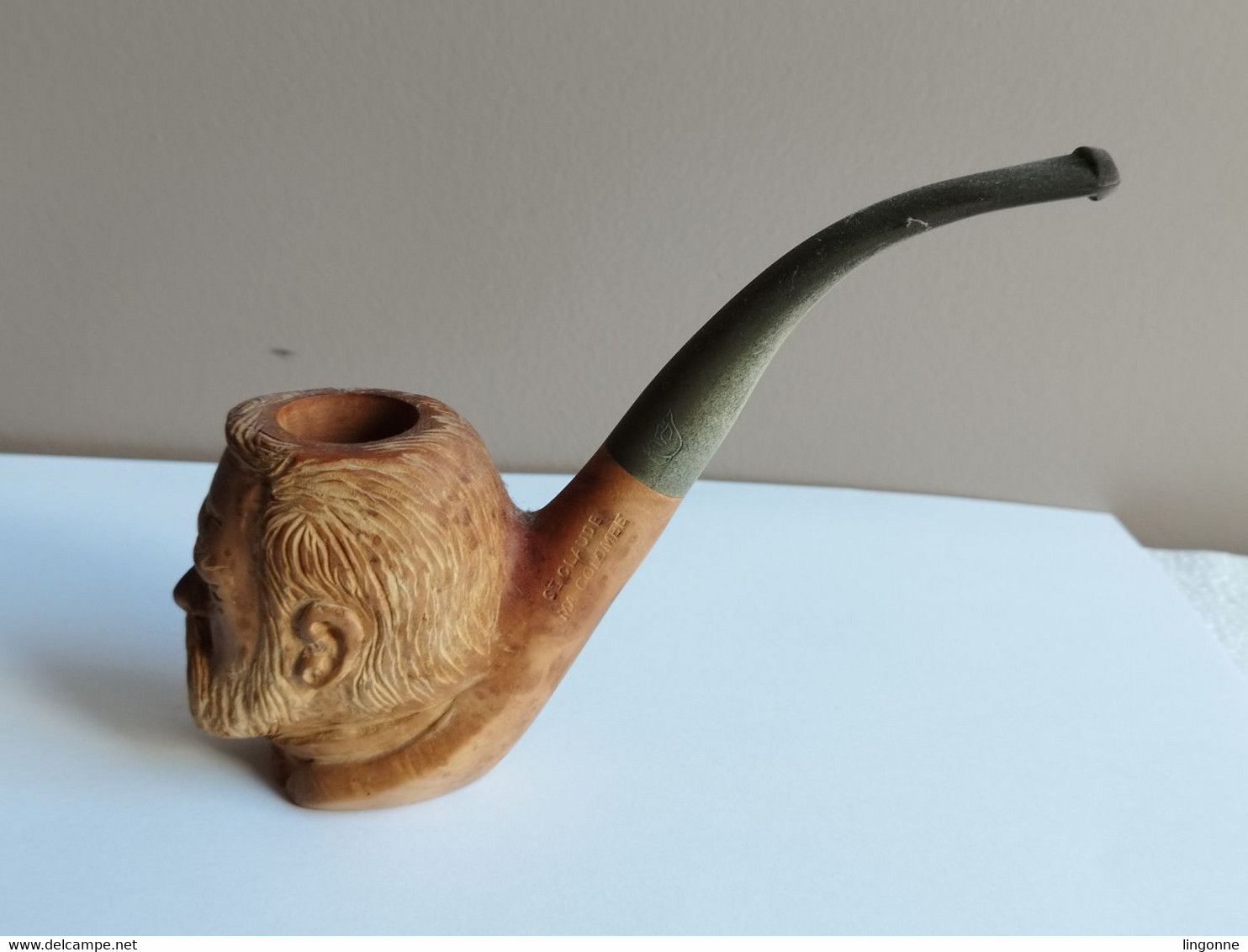 RARE PIPE « Pasteur » En Bruyère De Saint Claude MA COLOMBE - Pipes En Bruyère