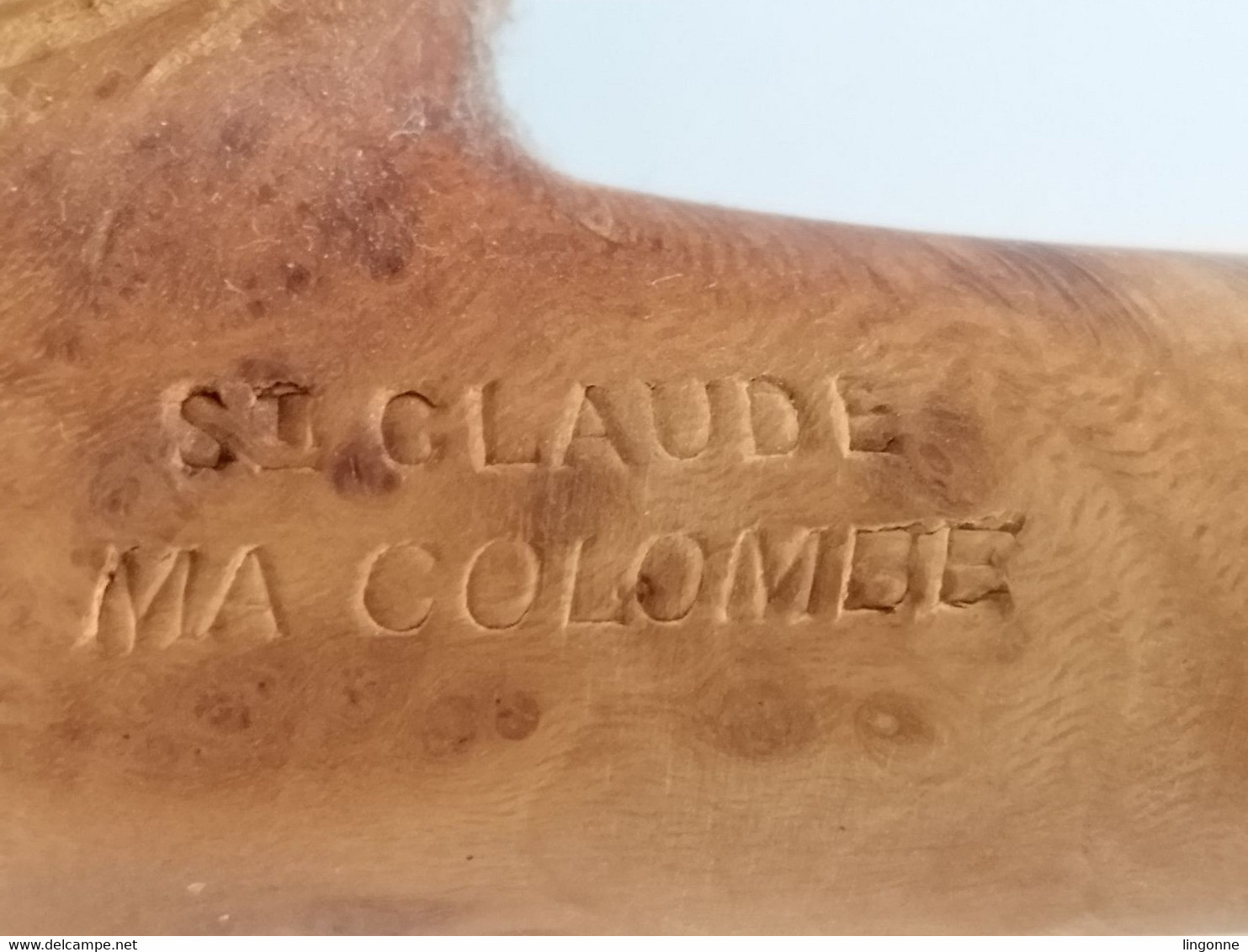 RARE PIPE « Pasteur » en bruyère de Saint Claude MA COLOMBE