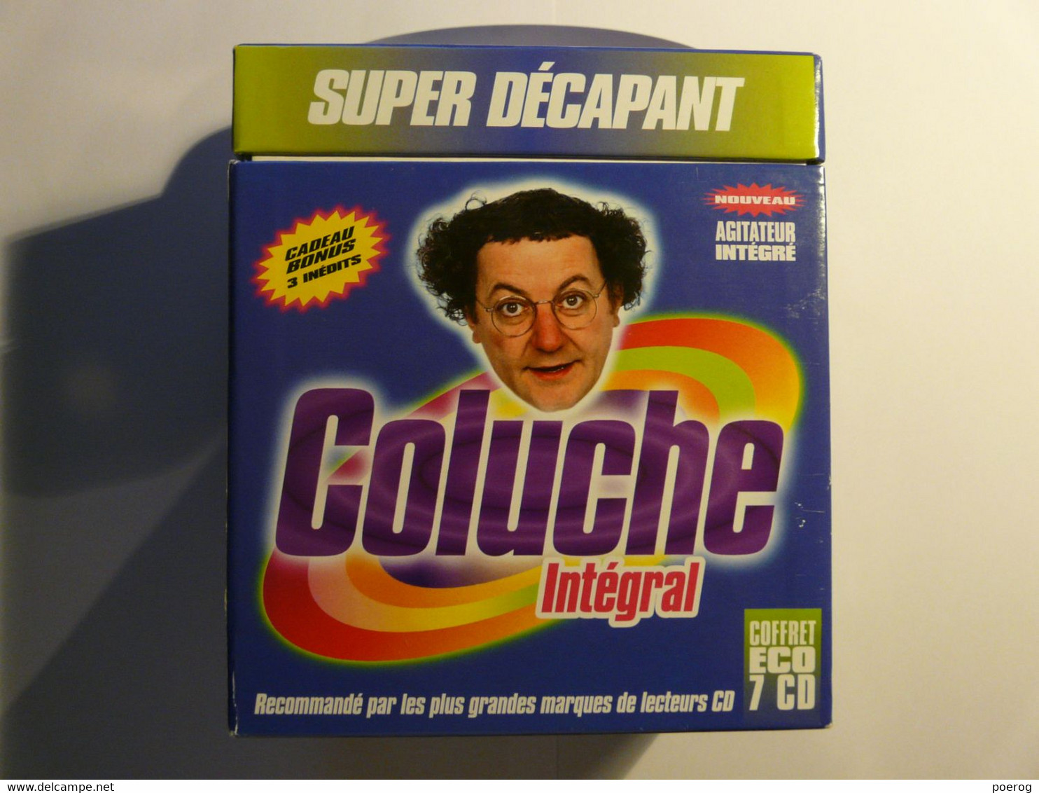 COLUCHE - 7CD - INTEGRALE - COFFRET DE 7 CD + LIVRET - COFFRET COMPLET EN TRES BON ETAT - Volledige Verzamelingen