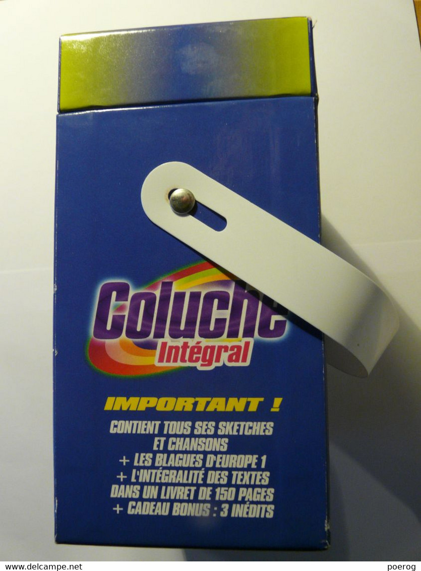 COLUCHE - 7CD - INTEGRALE - COFFRET DE 7 CD + LIVRET - COFFRET COMPLET EN TRES BON ETAT - Volledige Verzamelingen