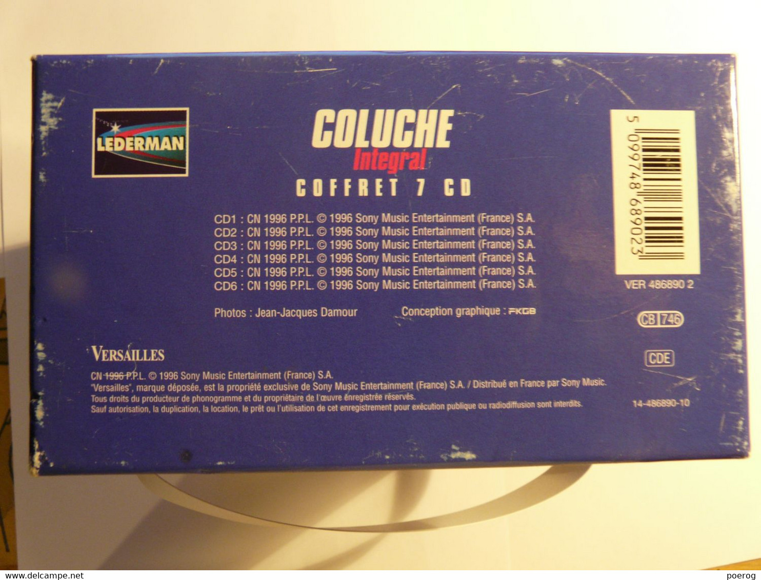 COLUCHE - 7CD - INTEGRALE - COFFRET DE 7 CD + LIVRET - COFFRET COMPLET EN TRES BON ETAT - Vollständige Sammlungen