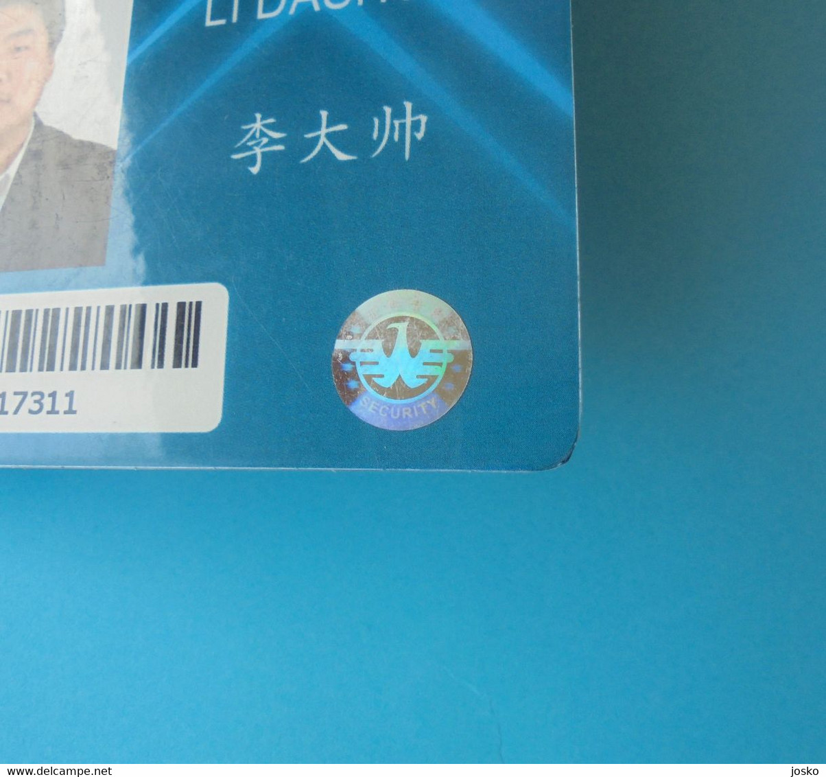 SUMMER OLYMPIC GAMES BEIJING 2008 - ORIGINAL OLYMPIC PARTICIPANT ID CARD (Pass) * China Jeux Olympiques Pekin Chine RRR - Bekleidung, Souvenirs Und Sonstige