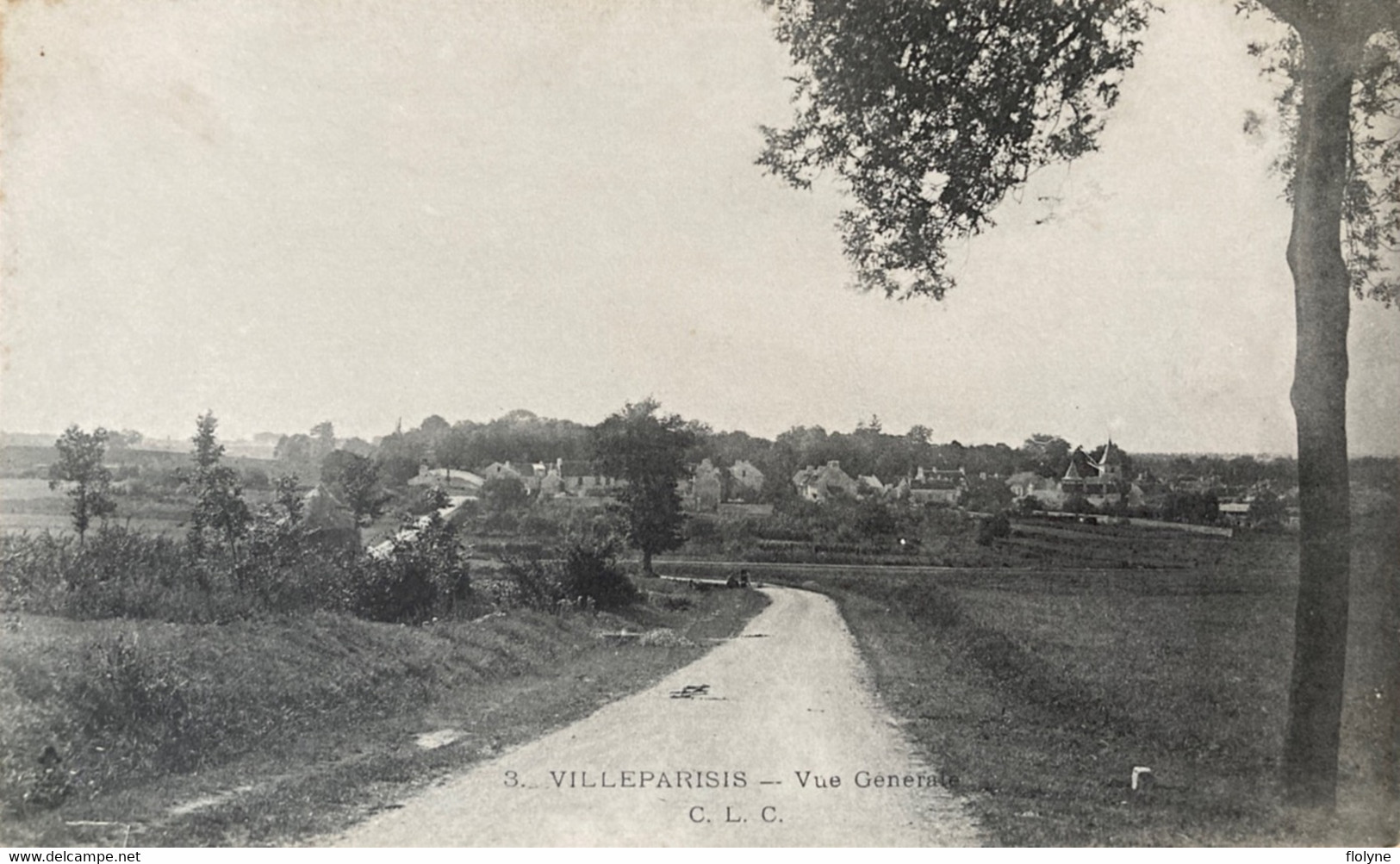 Villeparisis - Route Et Vue Générale Du Village - Villeparisis