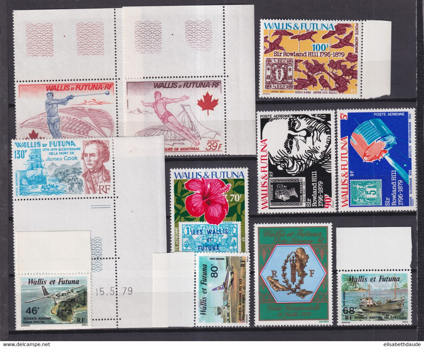 WALLIS ET FUTUNA - 1974/1979 - COLLECTION 3 SCANS ! ** MNH - COTE = 167.5 EUR - Unused Stamps