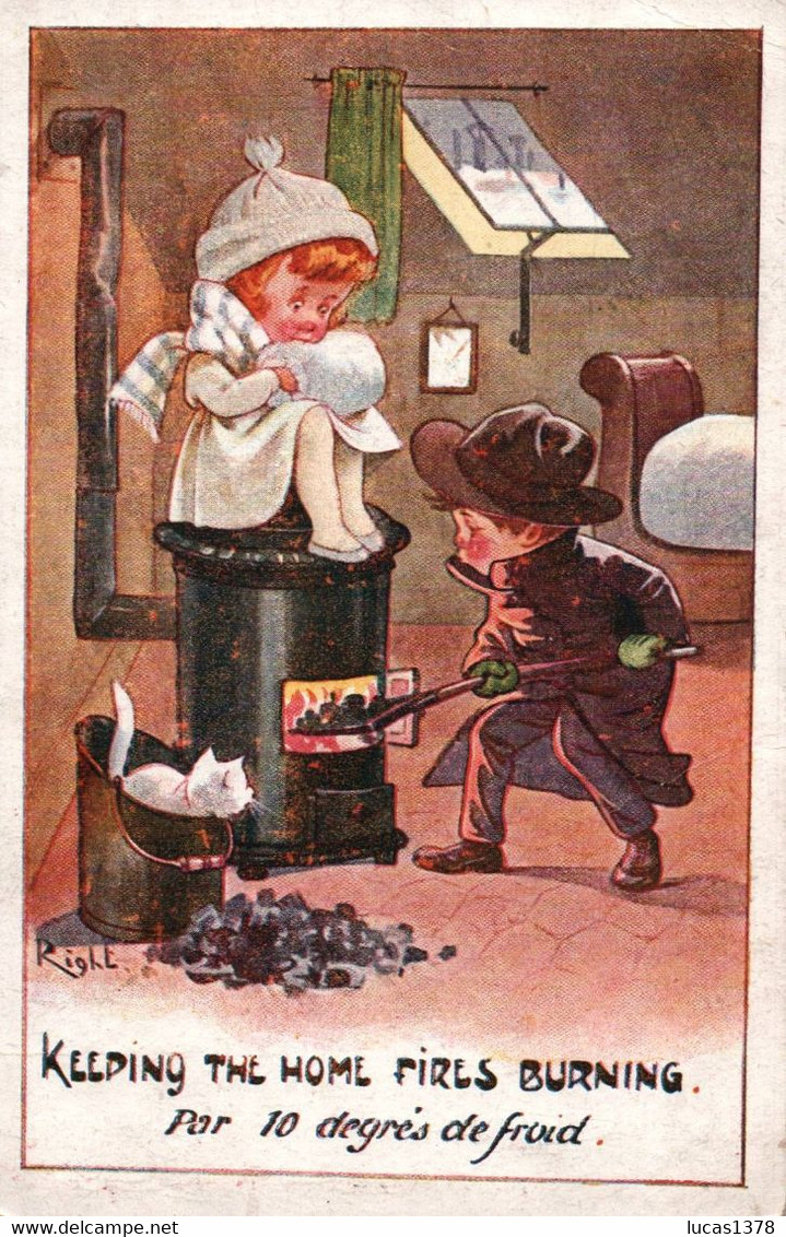 ILLUSTRATEUR / RIGHT / KEEPING THE HOME FIRES BURNING - Right