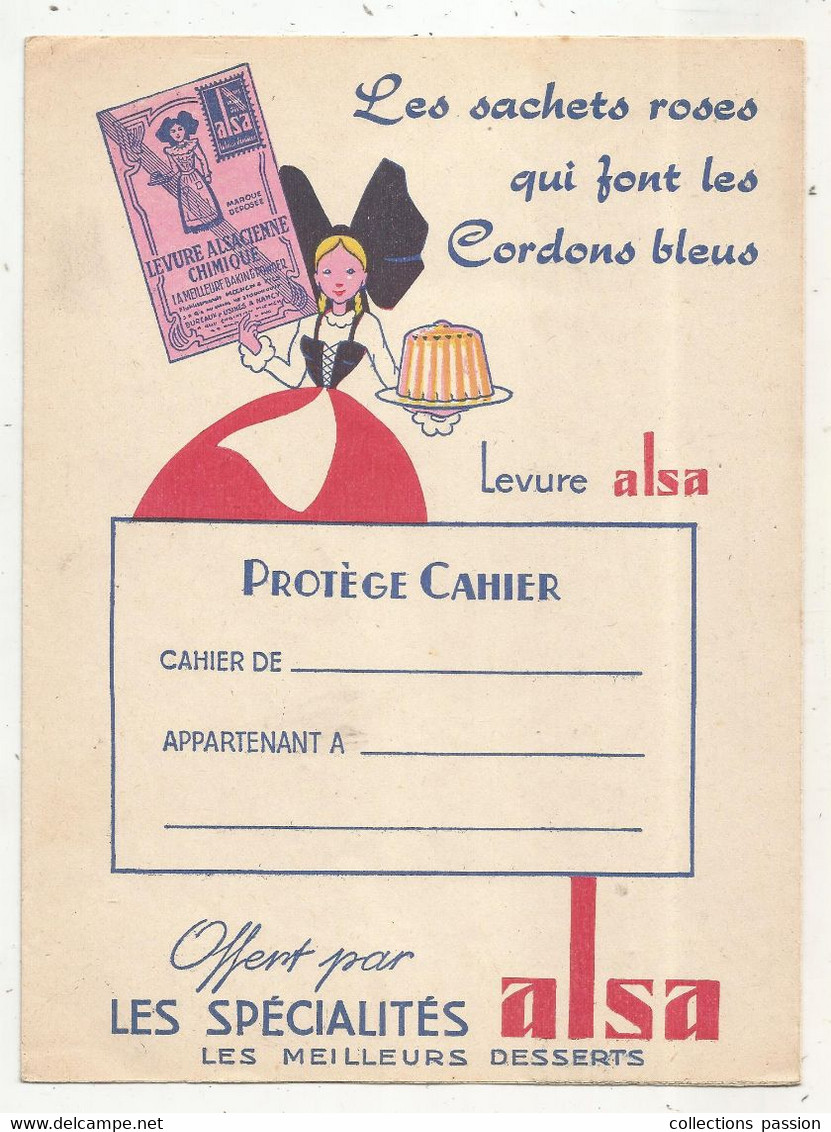 Protége Cahiers, Levure ALSA , Alsa Sticky,  Frais Fr 1.95e - Book Covers