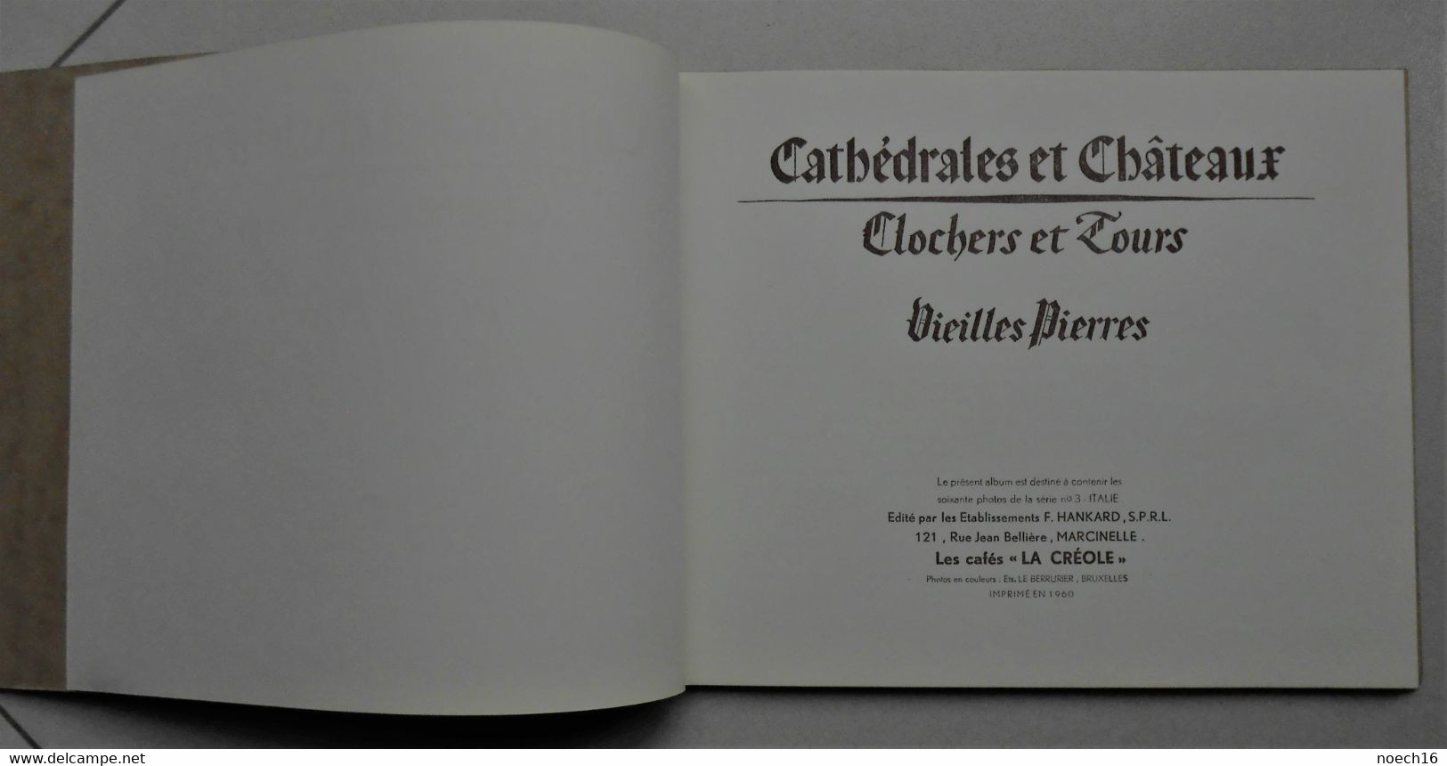 4 Albums chromos complets  - Cafés La Créole - Cathédrales et Châteaux