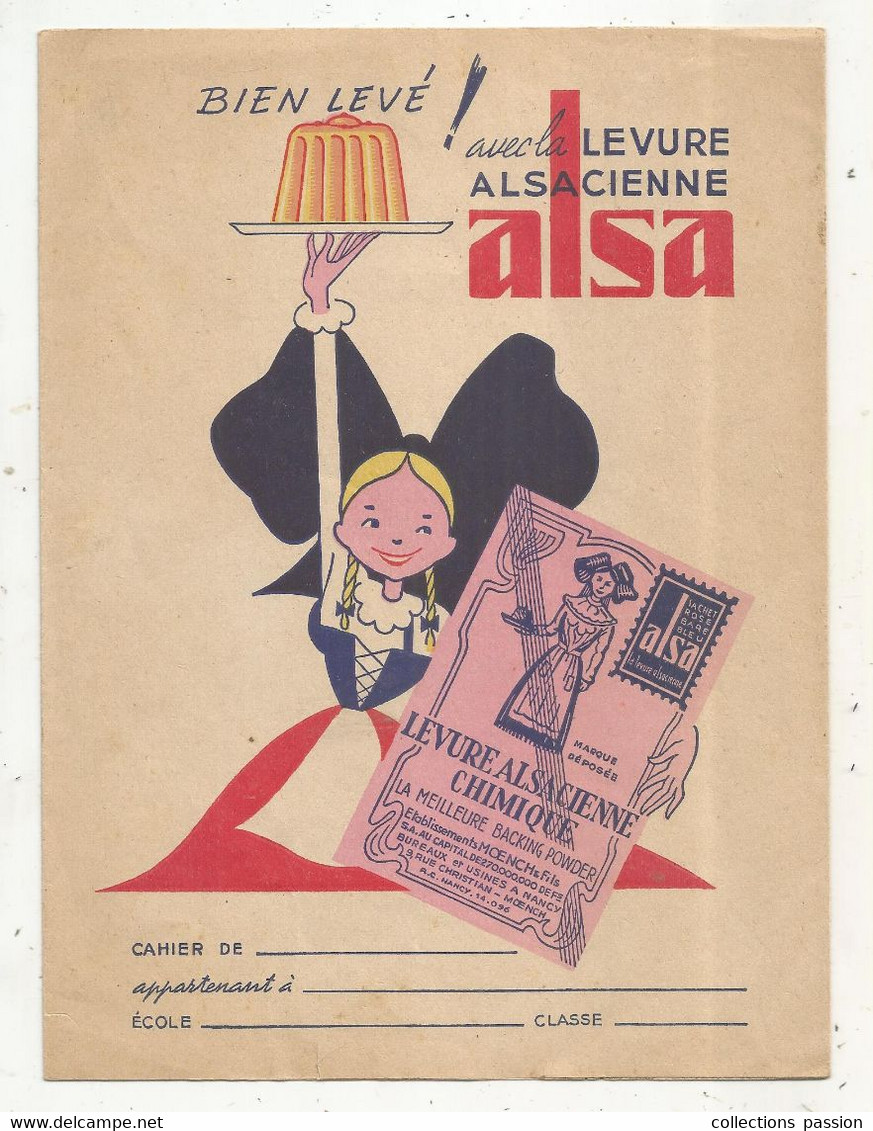 Protége Cahiers, Levure ALSA ,Alsaglace  Frais Fr 1.95e - Book Covers