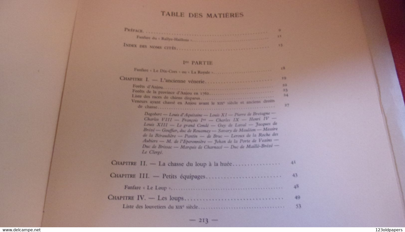 ️ CHASSE  1952 Charles Valentin Des Ormeaux. La Vénerie en Anjou DE DAGOBERT A NOS JOURS ILLUSTRE BENOIST GIRONIERE