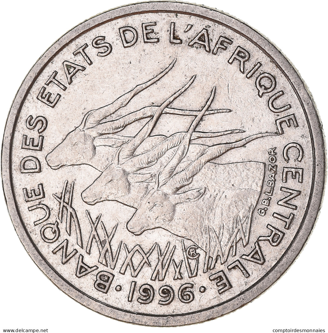 Monnaie, États De L'Afrique Centrale, 50 Francs, 1996 - Cameroun