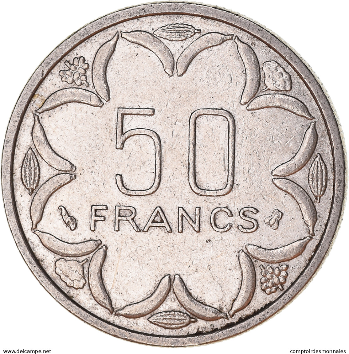 Monnaie, États De L'Afrique Centrale, 50 Francs, 1996 - Kameroen