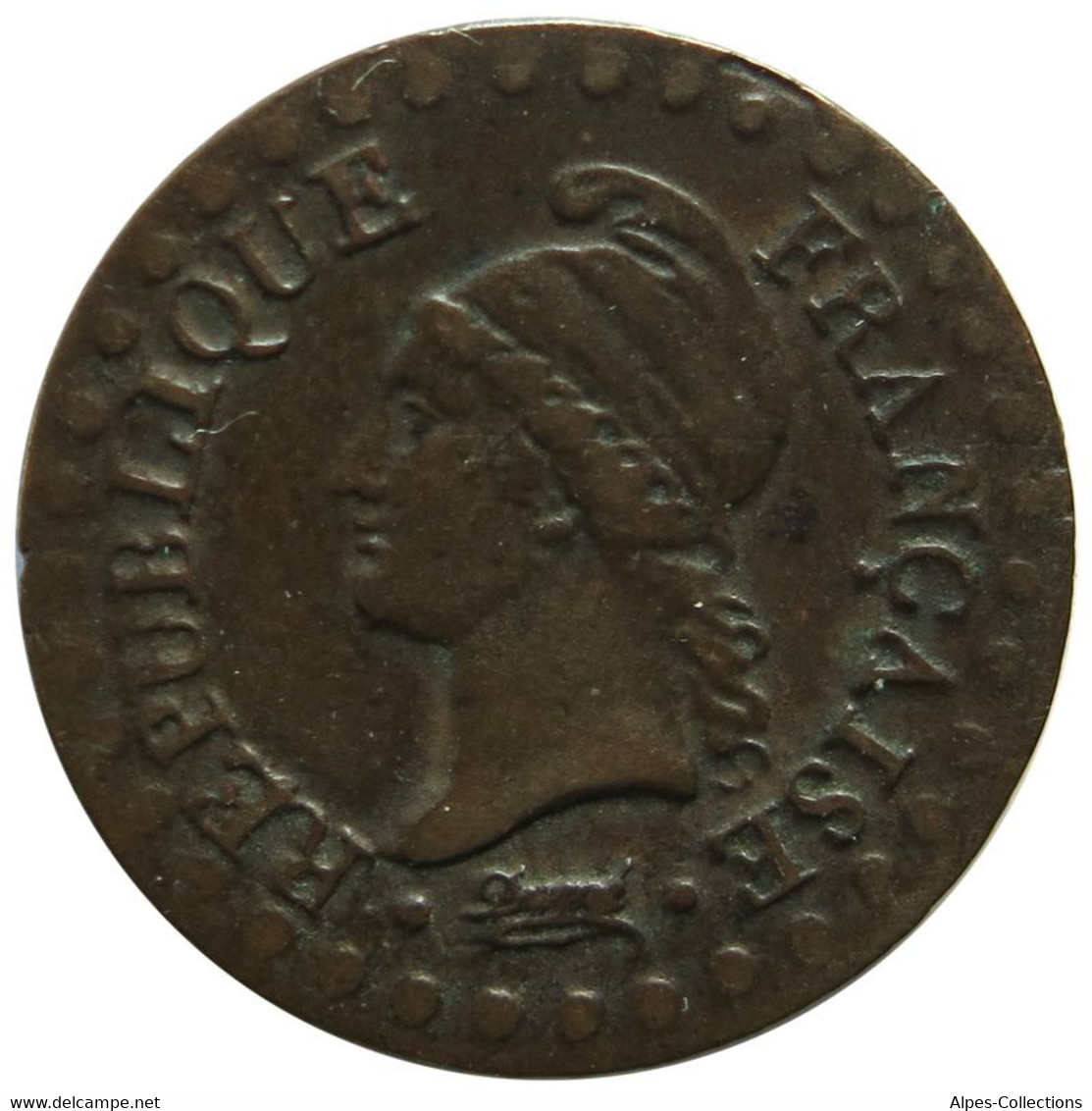 F10009.2 - FRANCE - 1 Centime Dupré - An 6 - 36/36 - 1795-1799 Direttorio