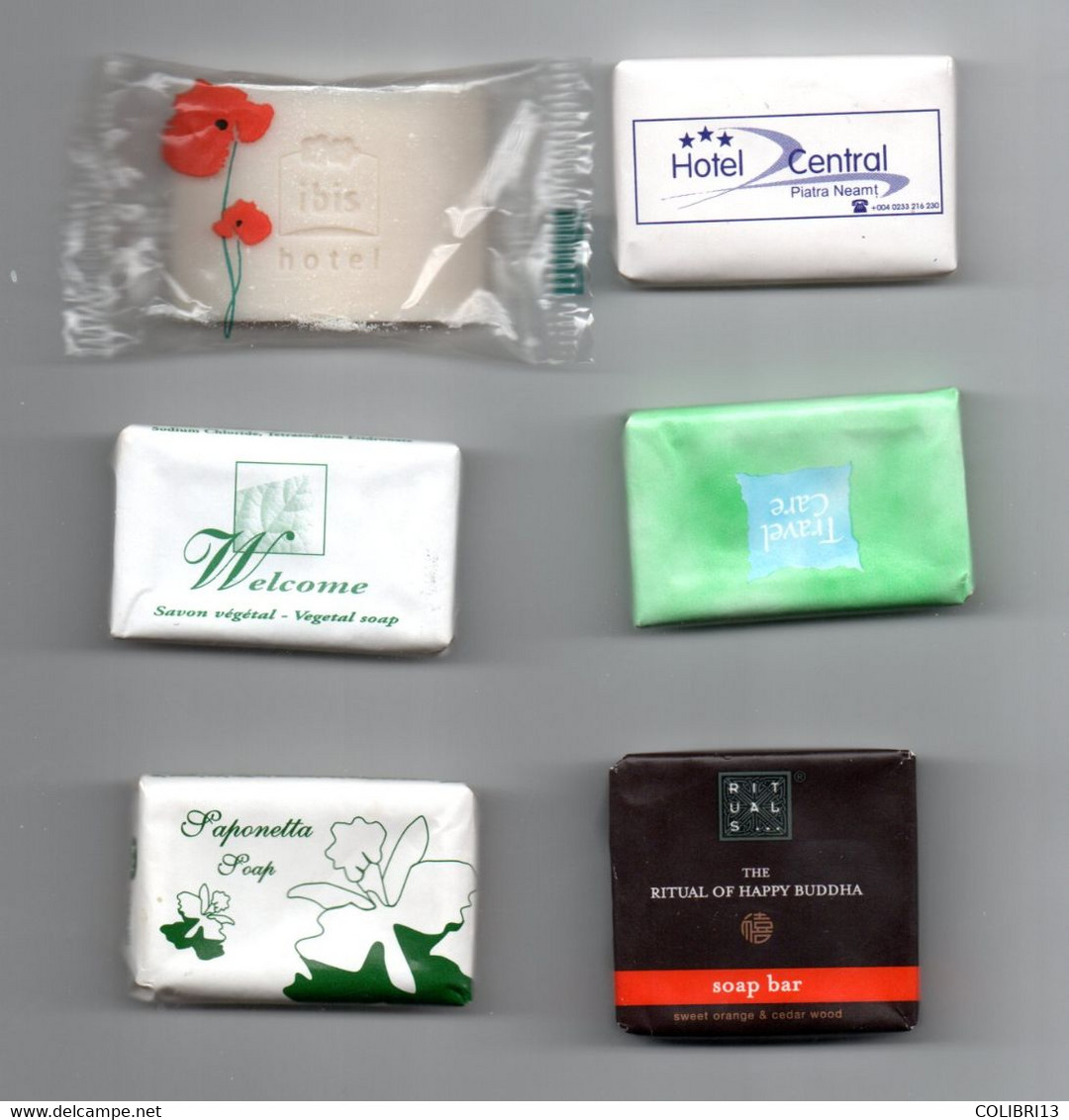 LOT 6   6 SAVONNETTES D HOTELS..RECTANGULAIRES - Beauty Products