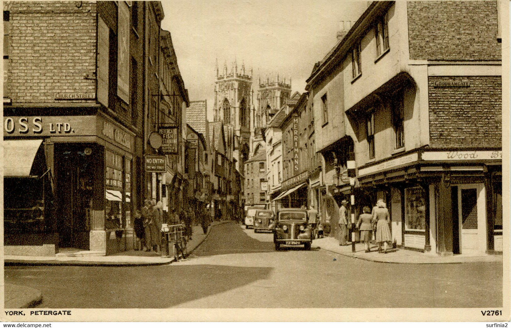 YORKS - YORK - PETERGATE  Y3784 - York