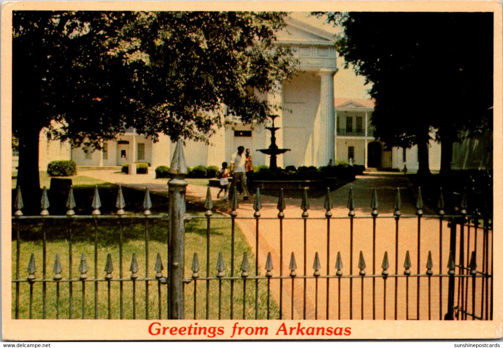 Arkansas Greeings Showing Old State House In Little Rock - Little Rock