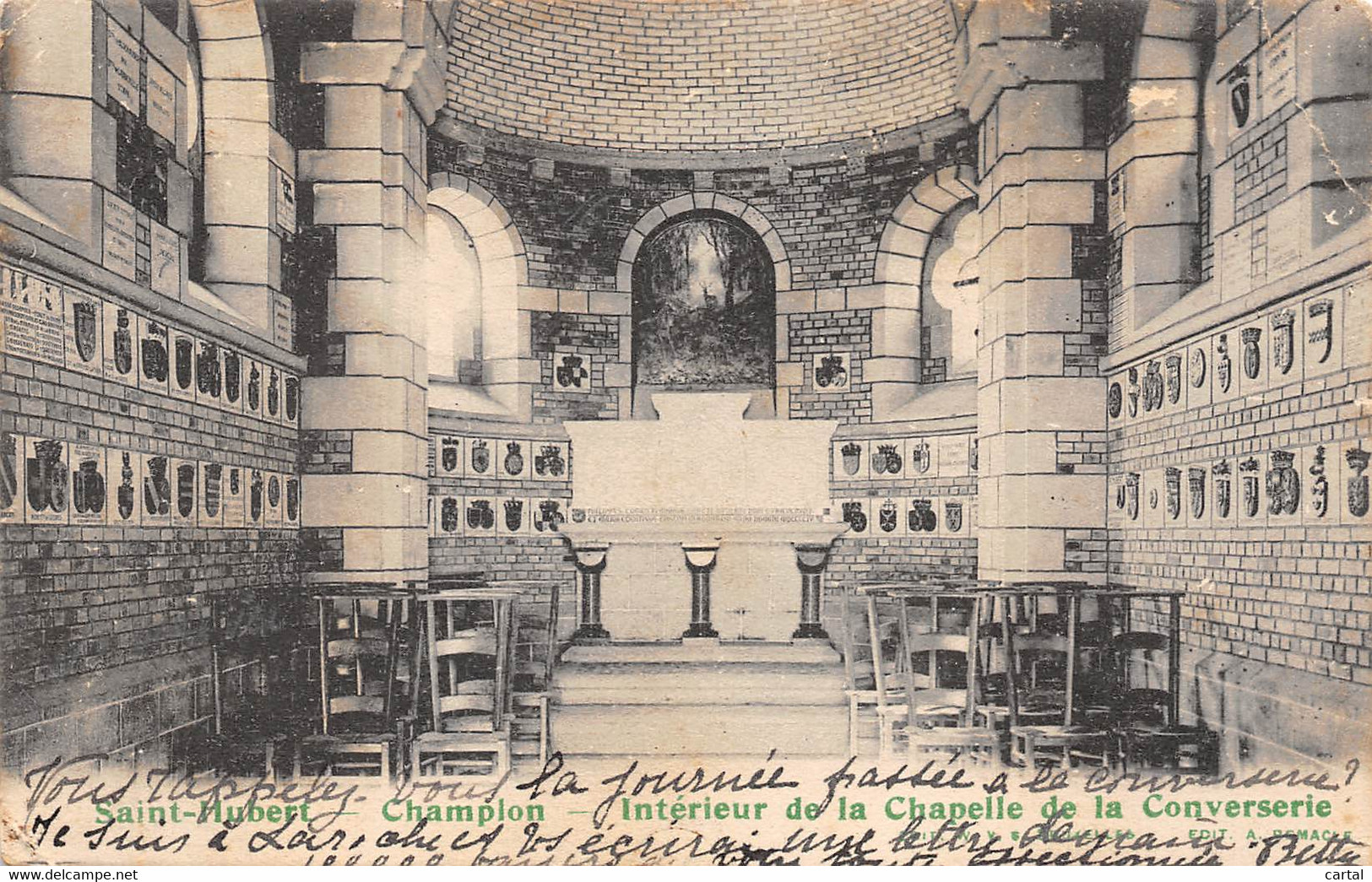 SAINT-HUBERT - CHAMPLON - Intérieur De La Chapelle De La Converserie - Tenneville