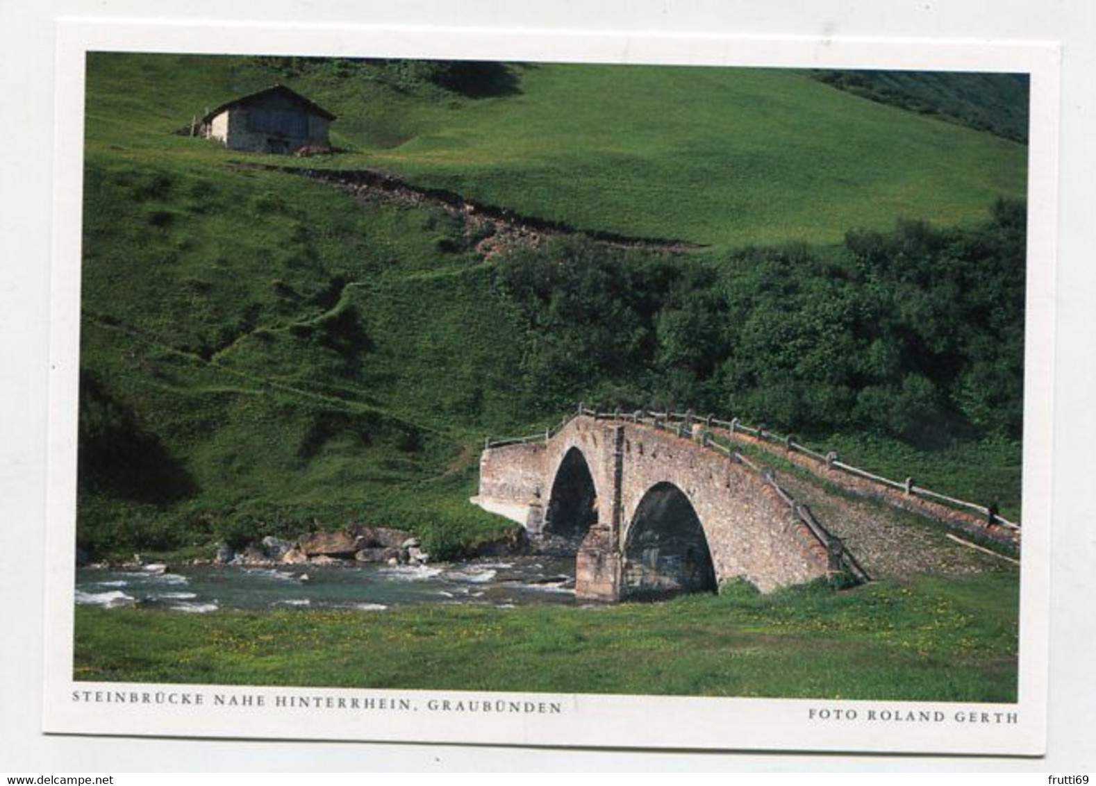 AK 074987 SWITZERLAND - Steinbrücke Nahe Hinterrhein - Hinterrhein