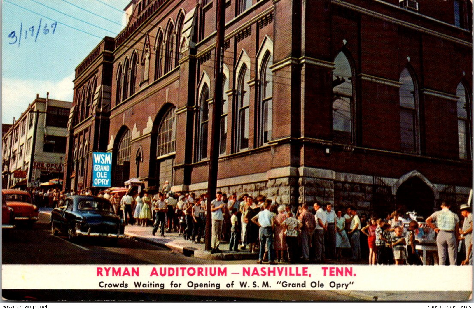 Tennessee Nashville Ryman Auditorium Home Of The "Grand Ole Opry" - Nashville