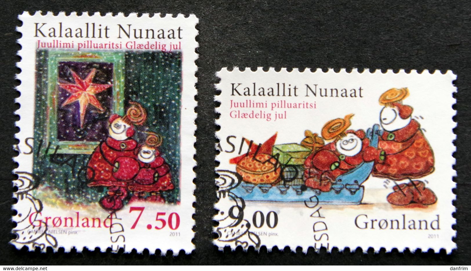 Greenland   2011  CHRISTMAS  Minr,597-98  ( Lot G 2581 ) - Usati