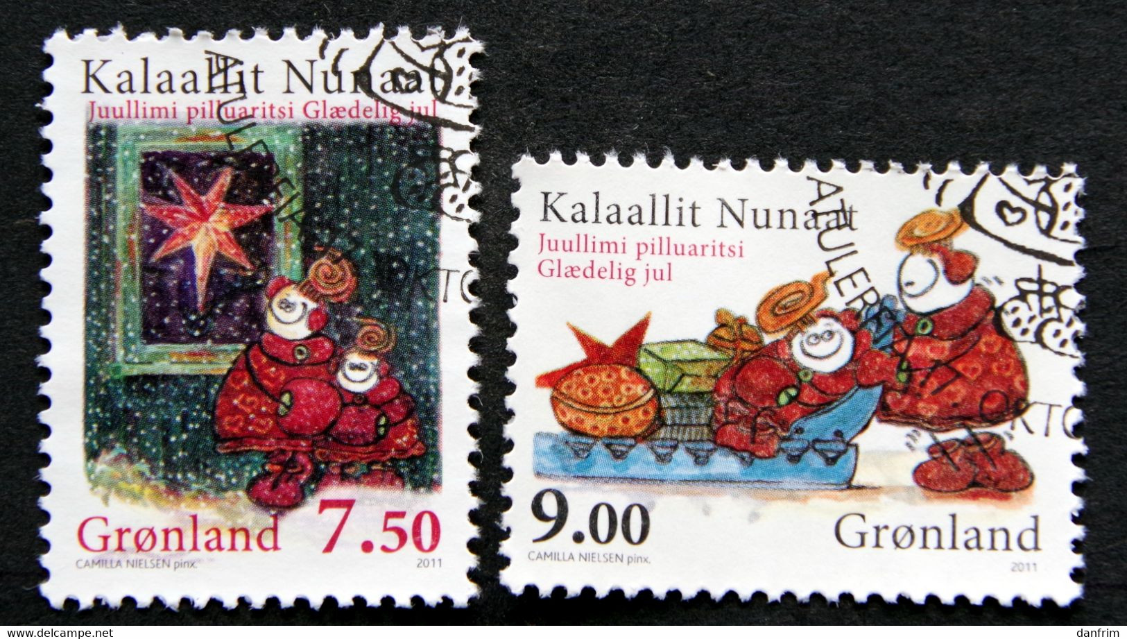 Greenland   2011  CHRISTMAS  Minr,597-98  ( Lot G 2582 ) - Gebraucht