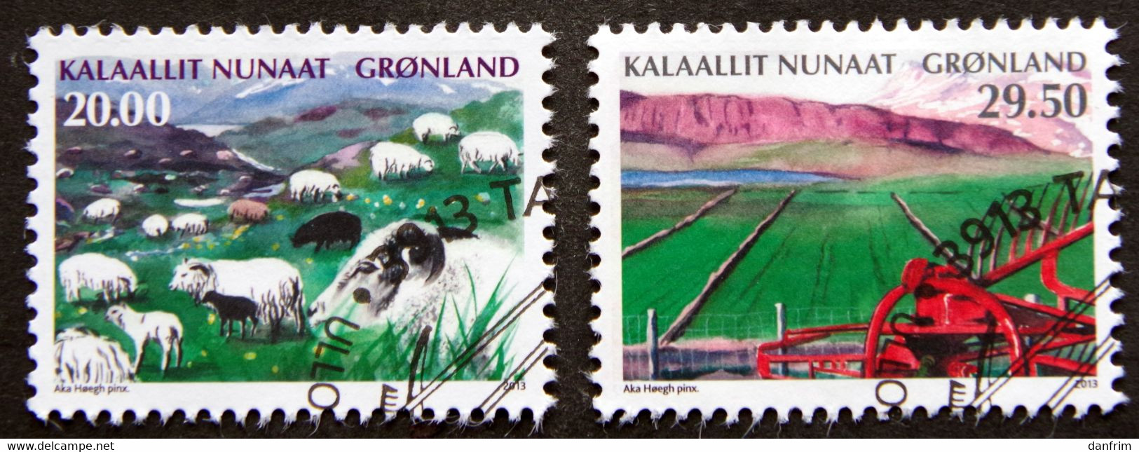 Greenland 2013  Agriculture  Minr.640-41   (lot E 2093 ) - Usati